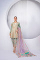 Pistachio Short Angarkha with Tulip Shalwar