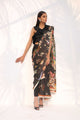 Digitally Printed Charmeuse Sari
