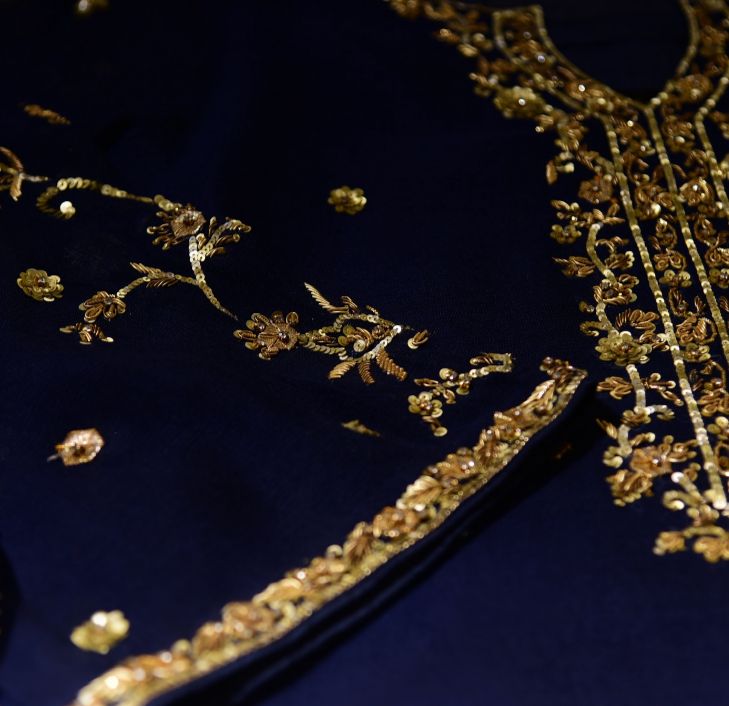 Navy Blue Gold