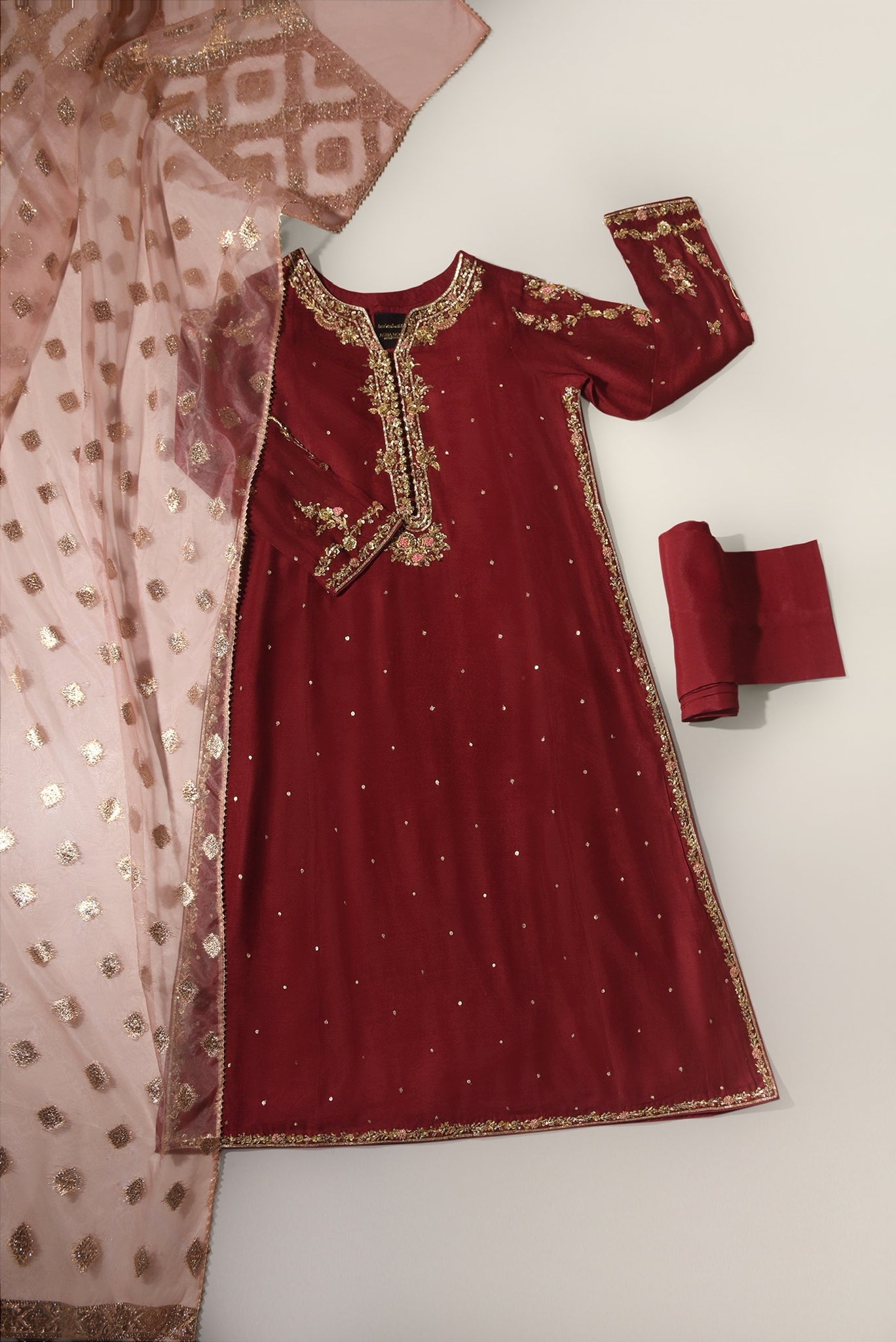 Maroon Formal Heavy