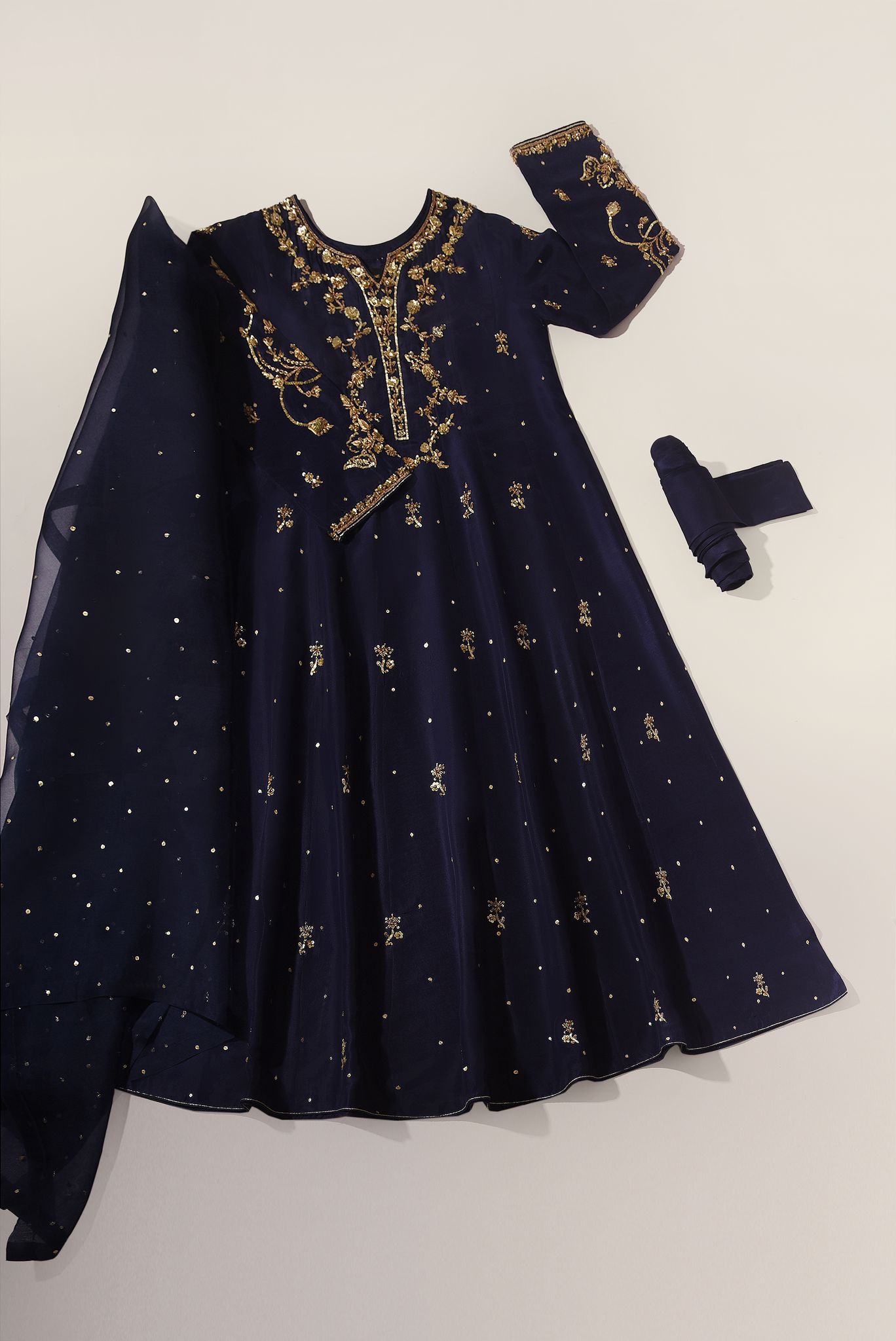 Navy Blue Kalidaar