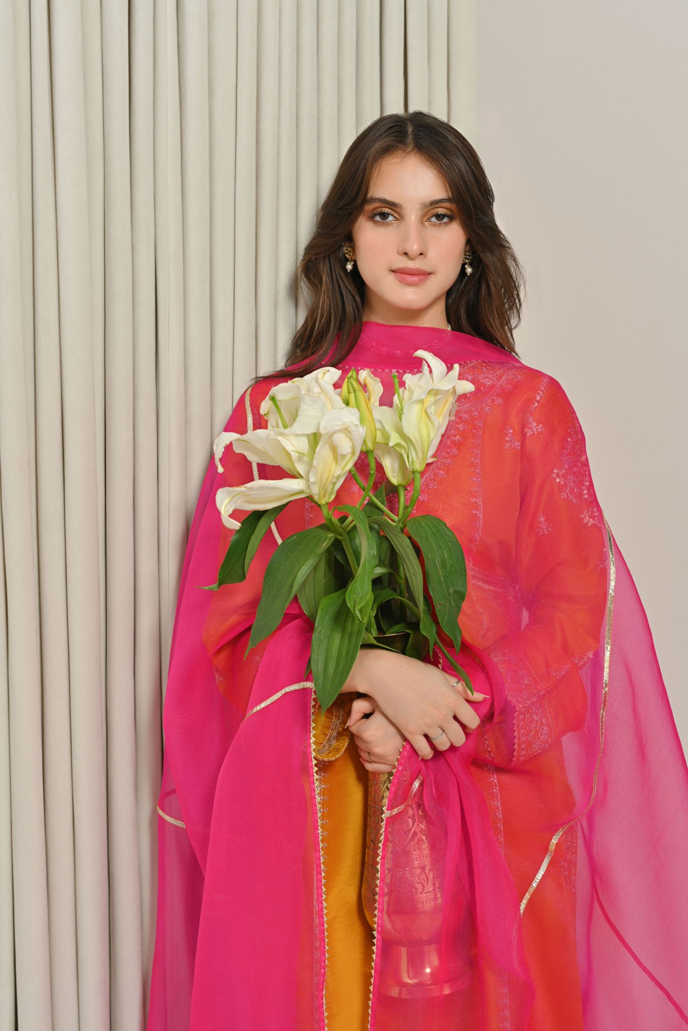 Mahnoor Yellow Zari