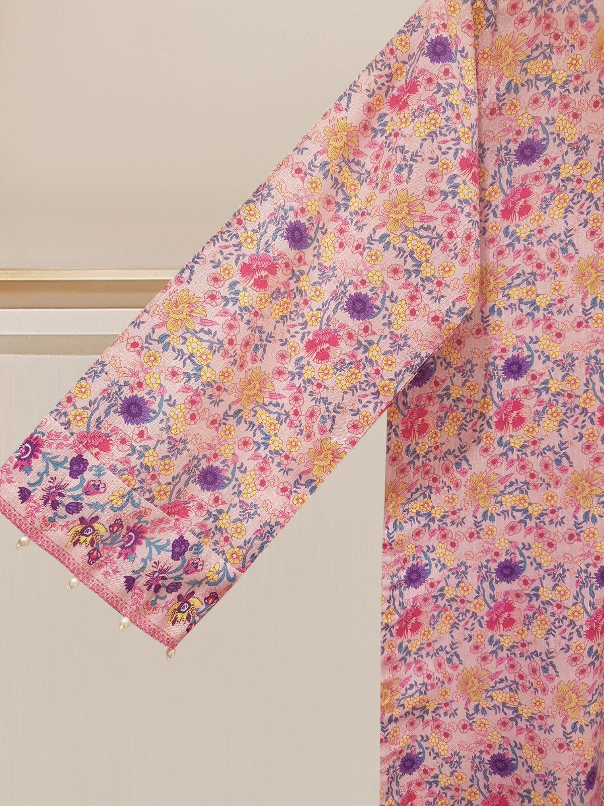 2 Piece - Printed Khaddar Suit S108194