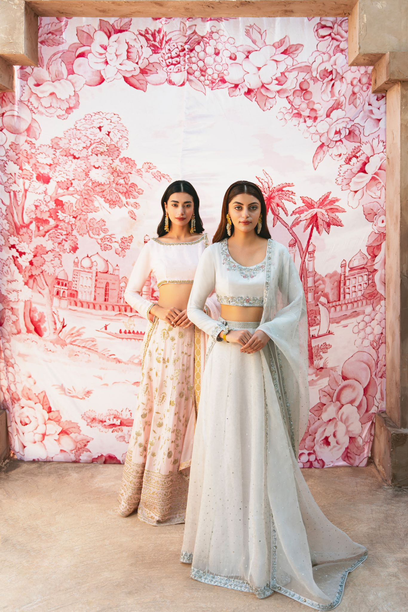 Pastel Pink Sharara Set