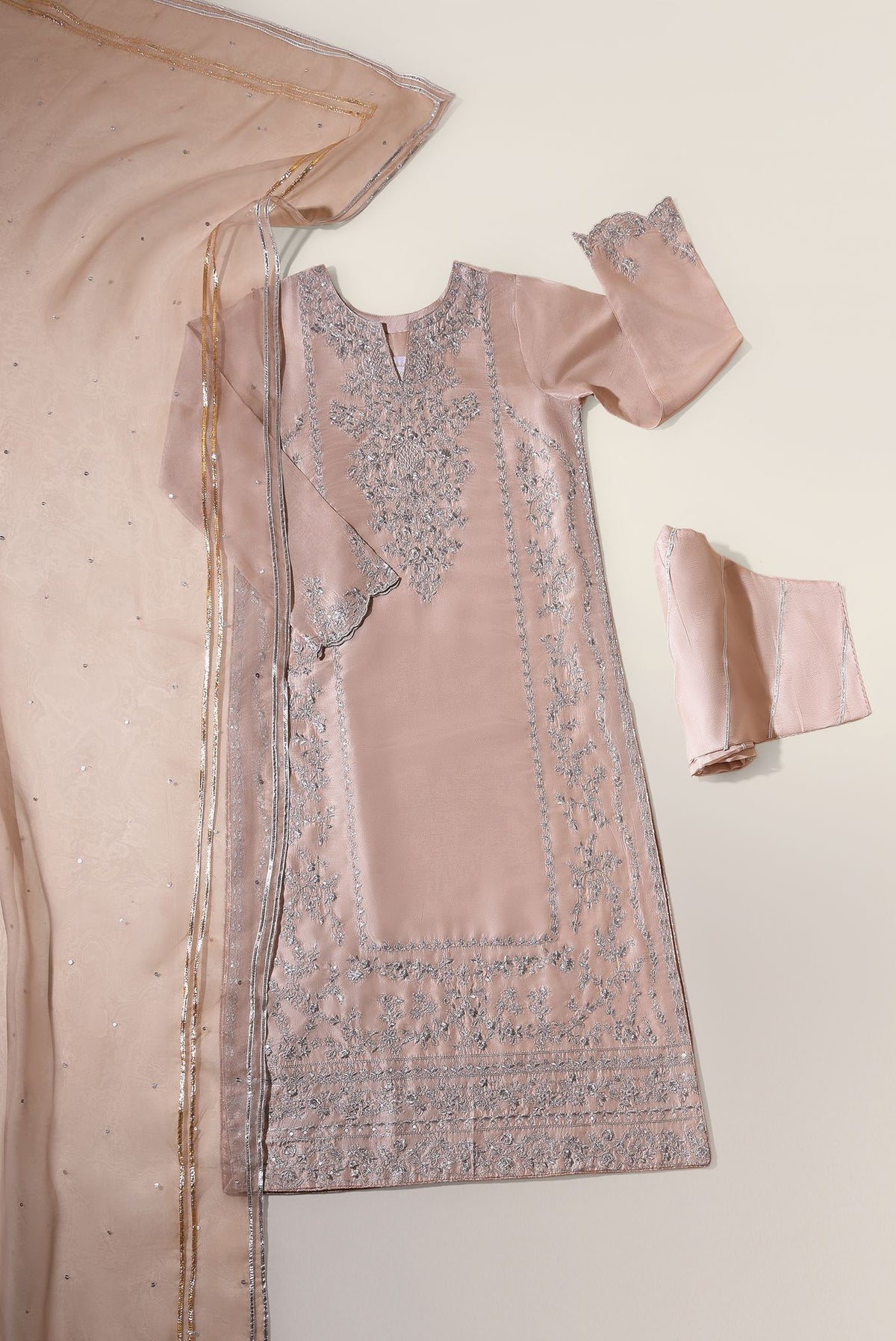 Taupe Silk