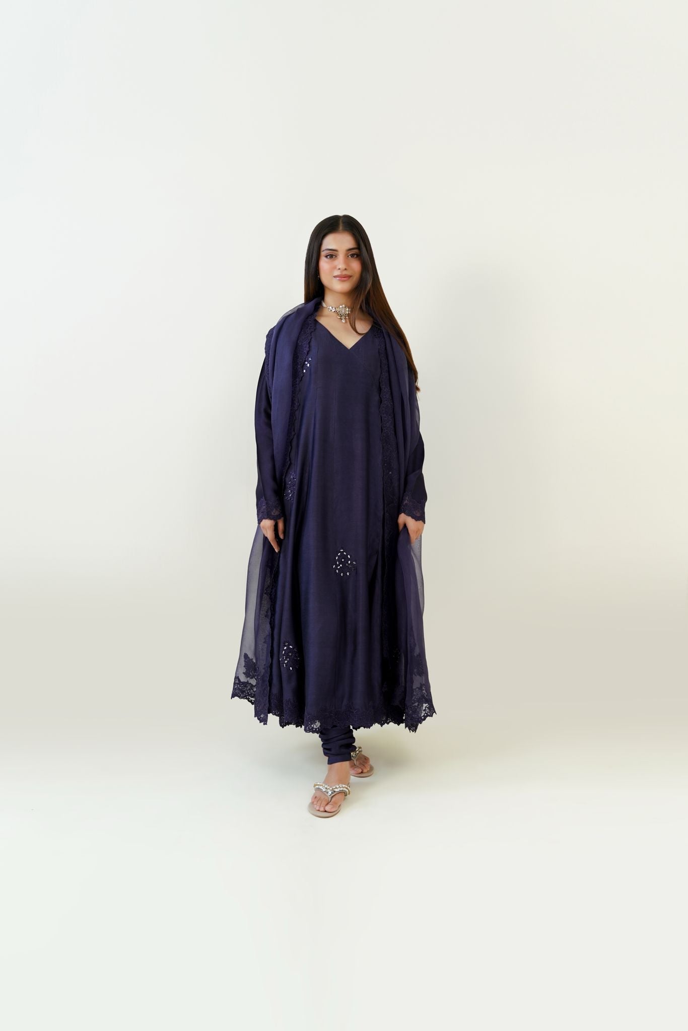 Dark Navy Angrakha