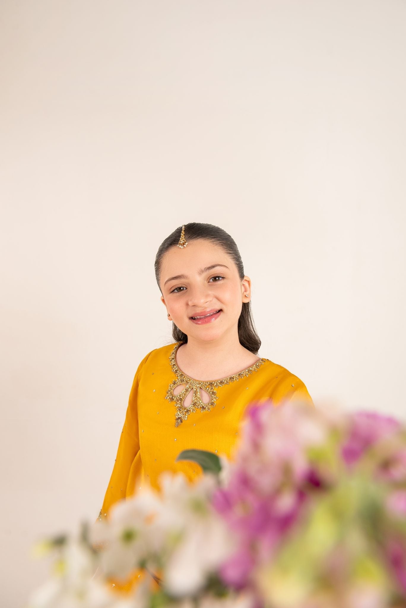 Inaya Mustard Yellow Gotah - K