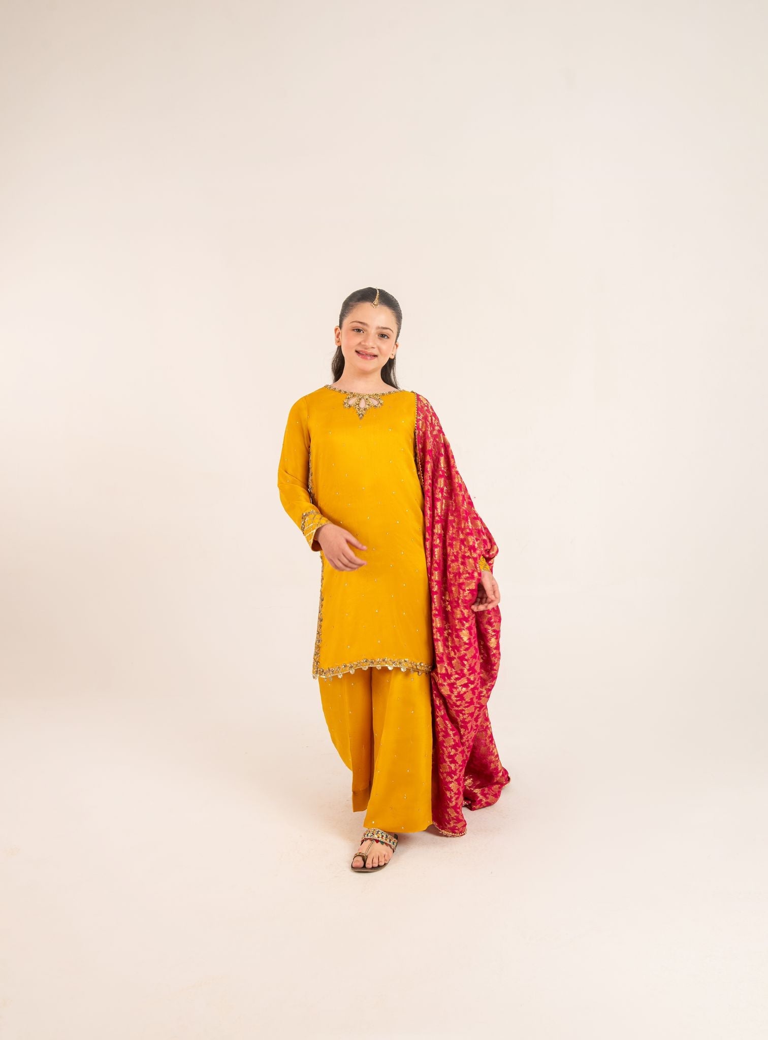 Inaya Mustard Yellow Gotah - K