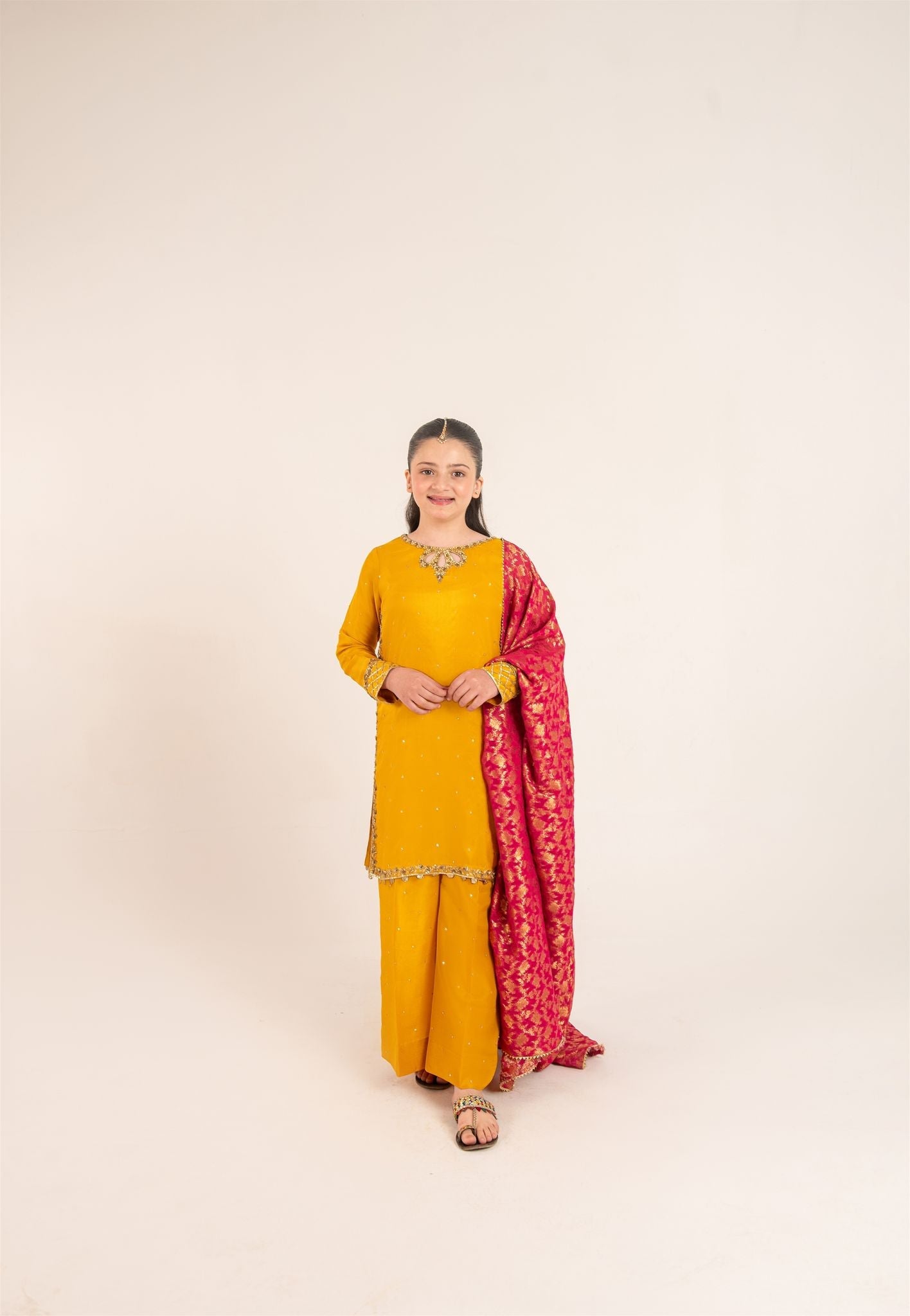 Inaya Mustard Yellow Gotah - K