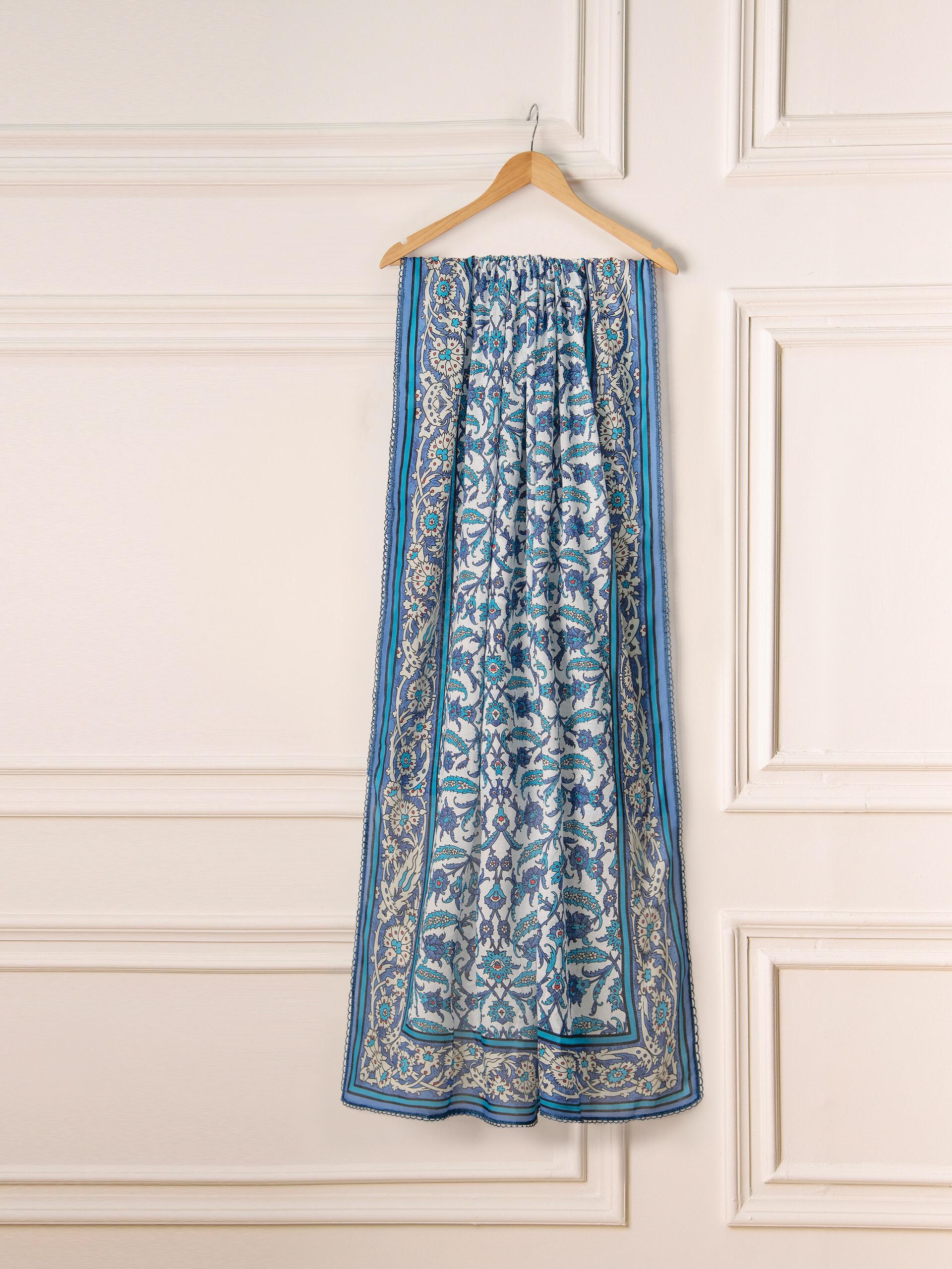 Printed Cambric Dupatta D000223