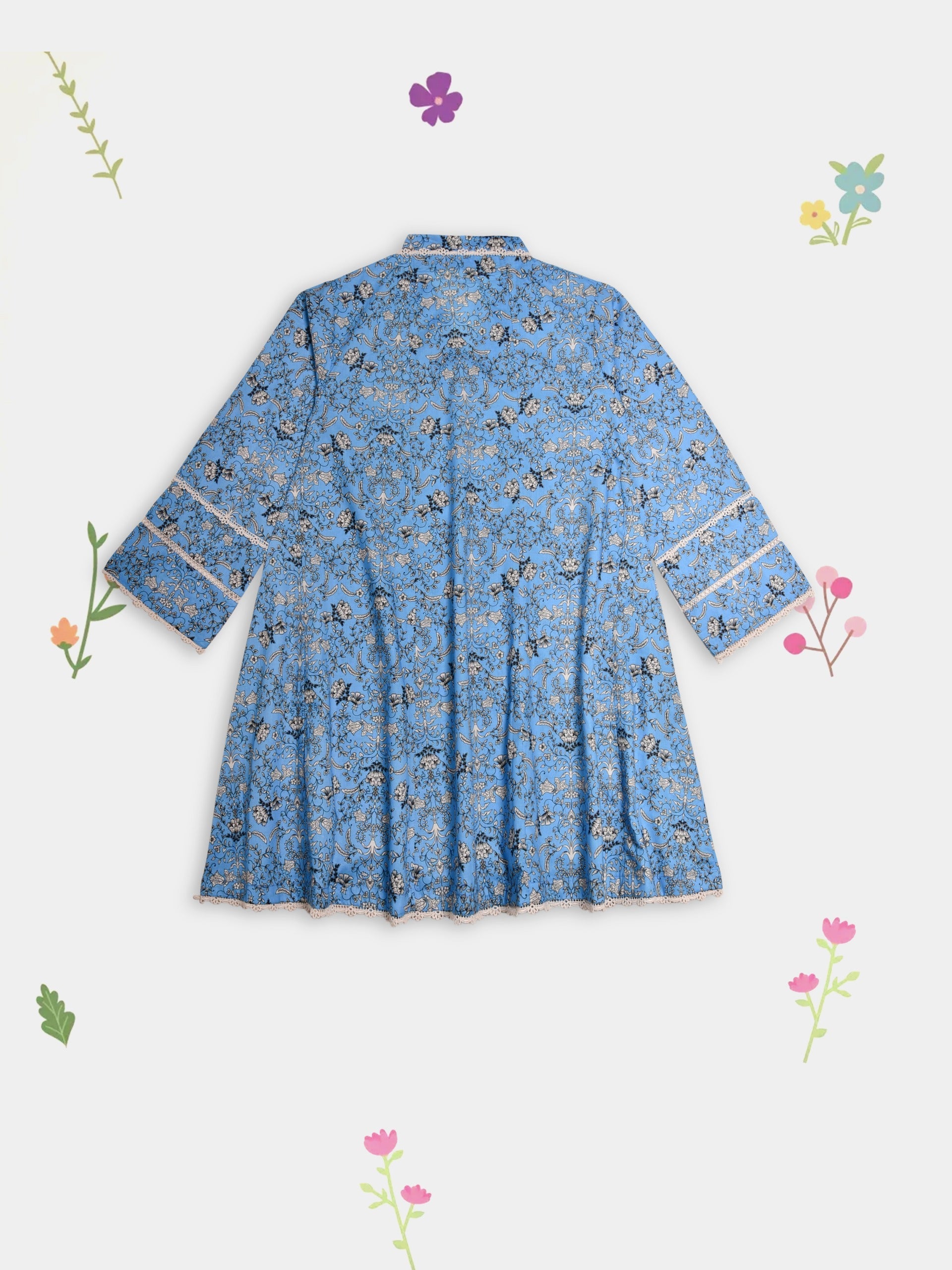 (Teens) 2 Piece - Digital Printed Lawn Suit TN00003