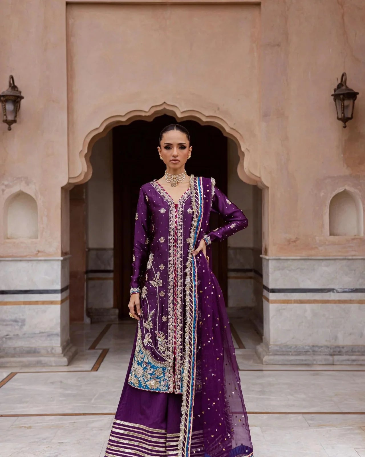 Regal Plum Signature Festive Wear
