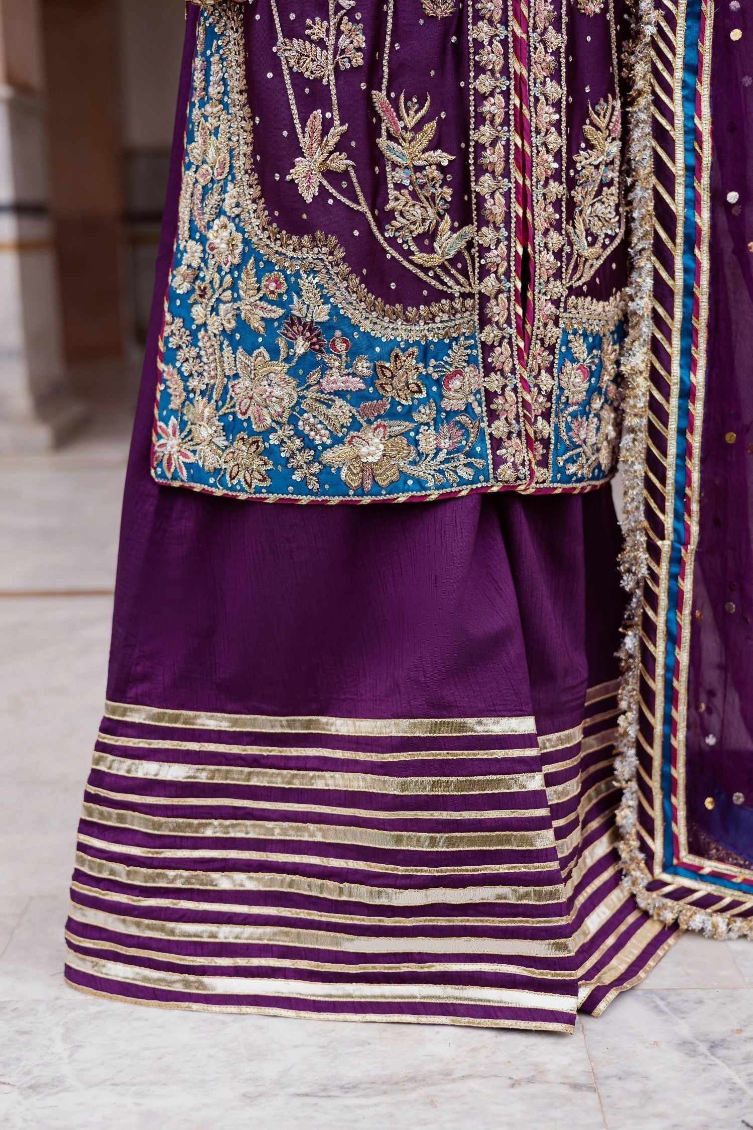 Regal Plum Signature Festive Wear