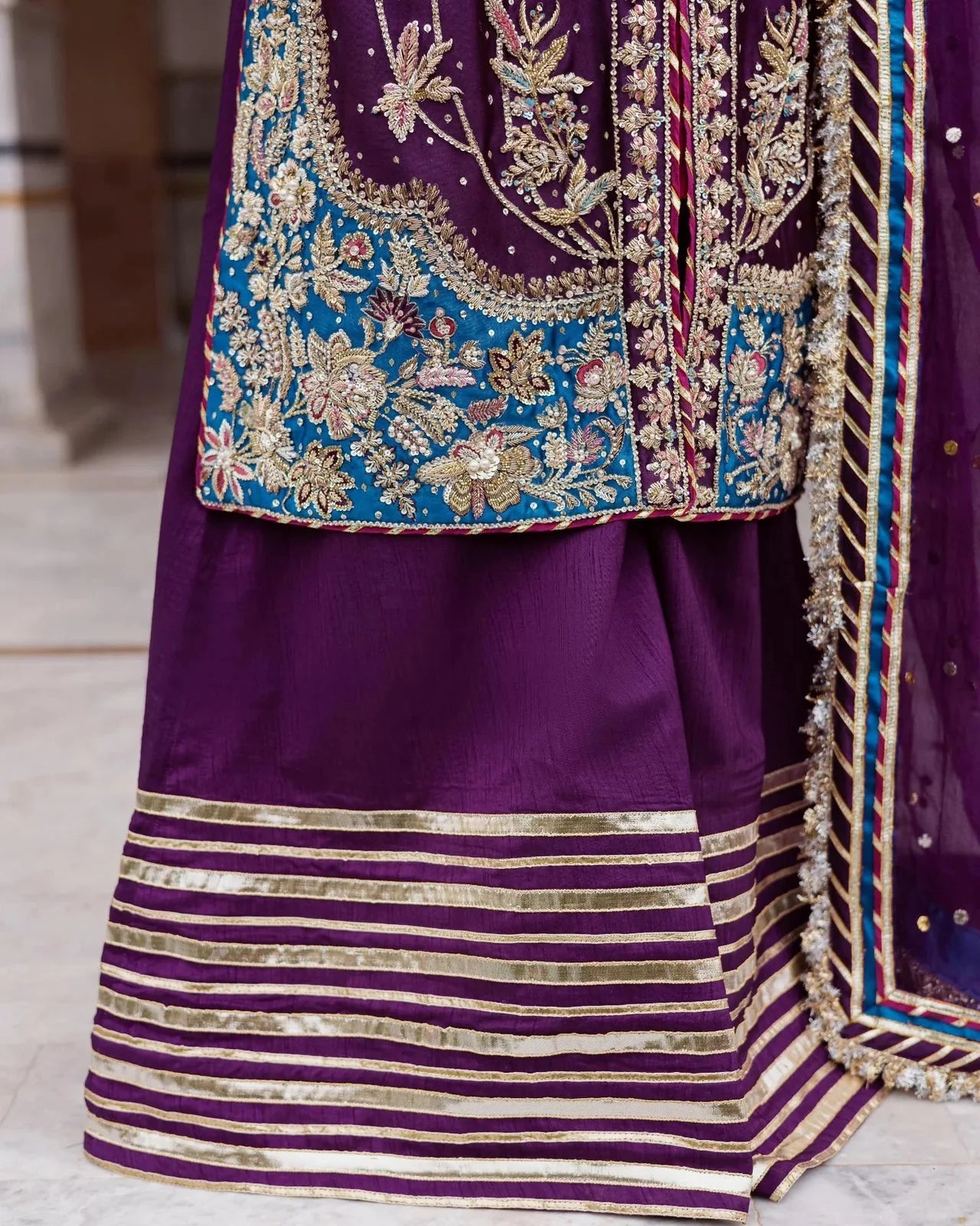 Regal Plum Signature Festive Wear