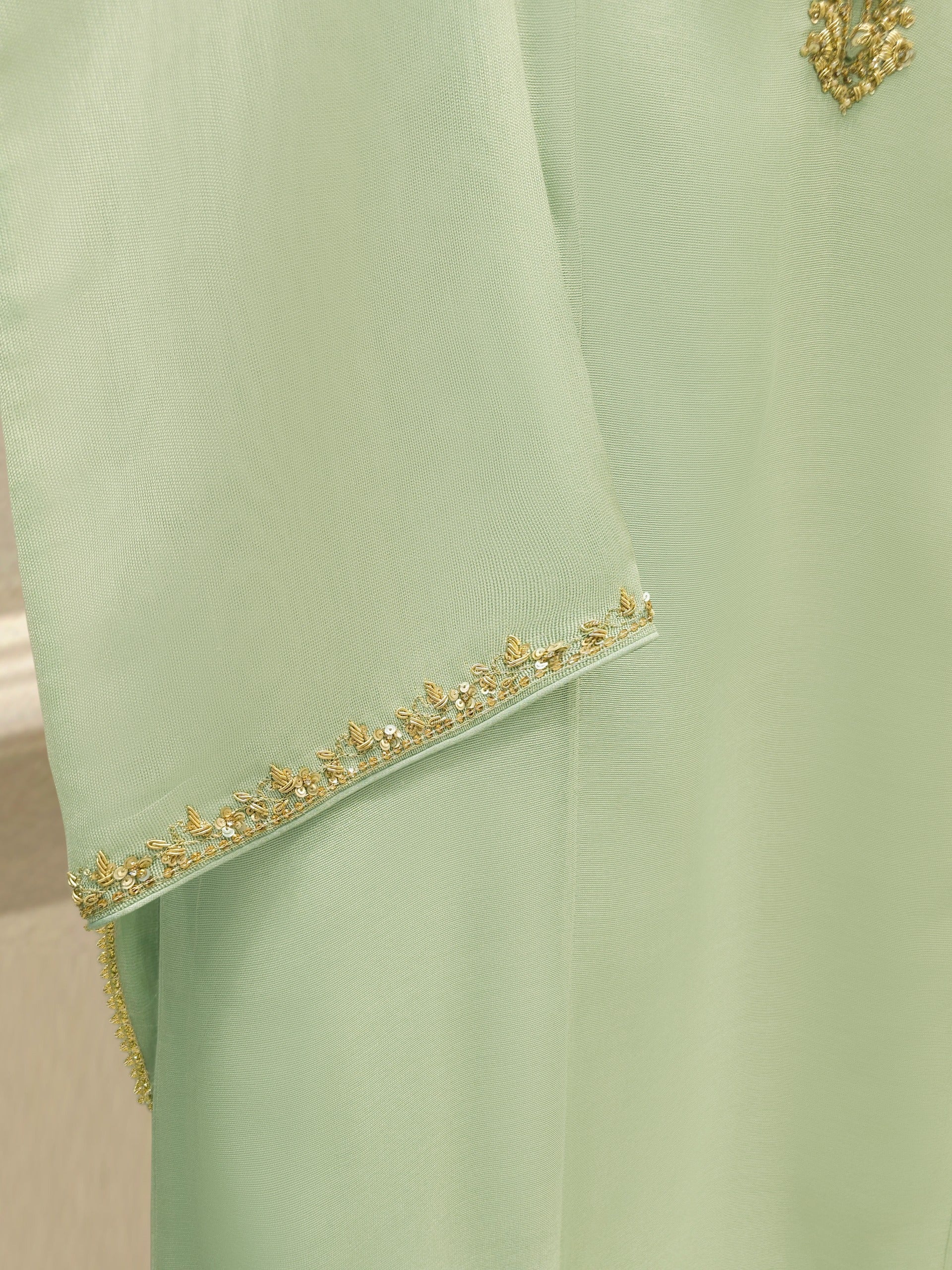 3 Piece - Pure Embroidered Cotton Net Suit S112189