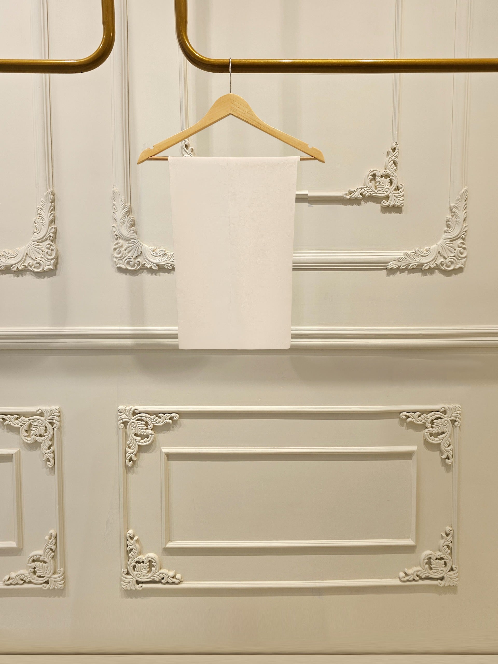 3 Piece - Pure Organza Embroidered Suit S112343