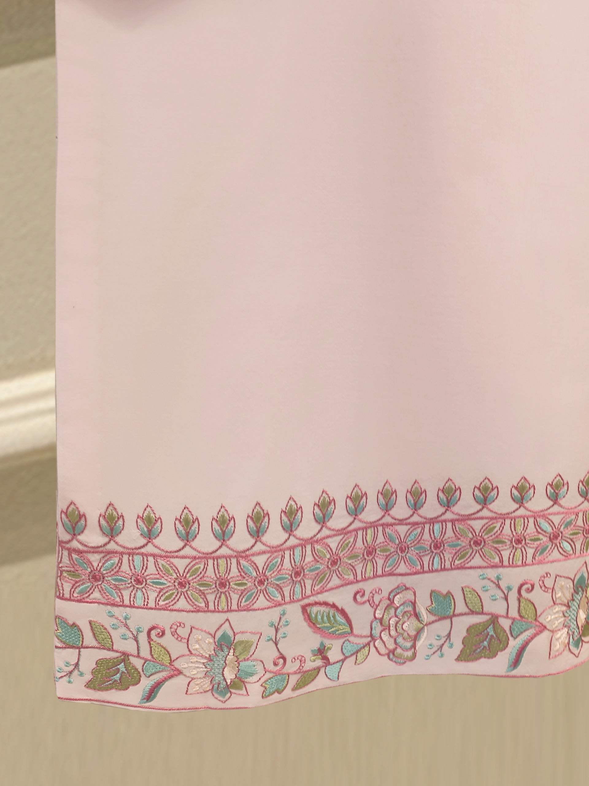 2 Piece - Embroidered Cambric Suit S112379