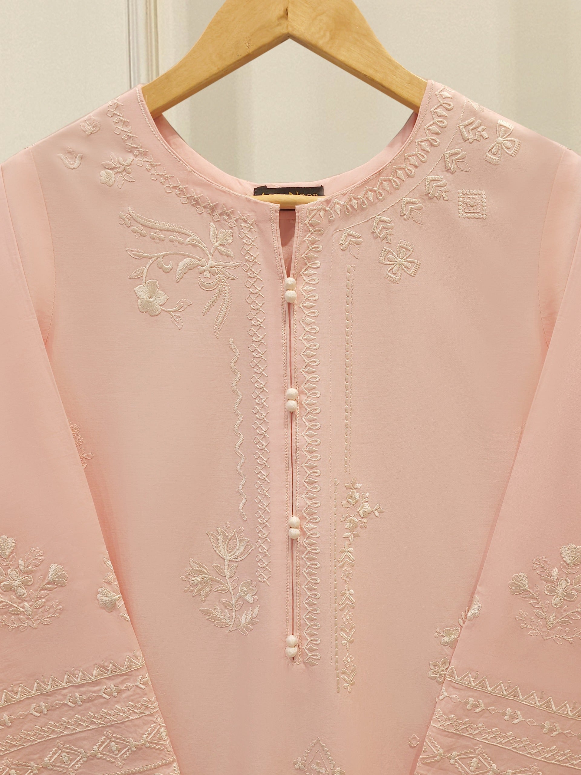 2 Piece - Embroidered Cambric Suit S112407