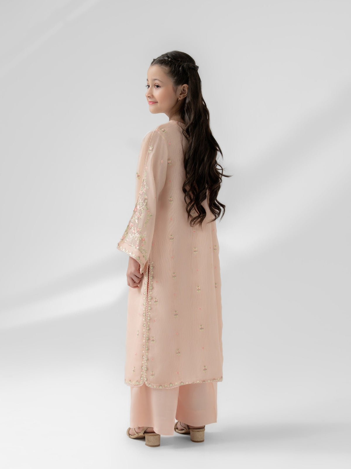 Kids) 2 Piece - Pure Cotton Net Suit FKD-068