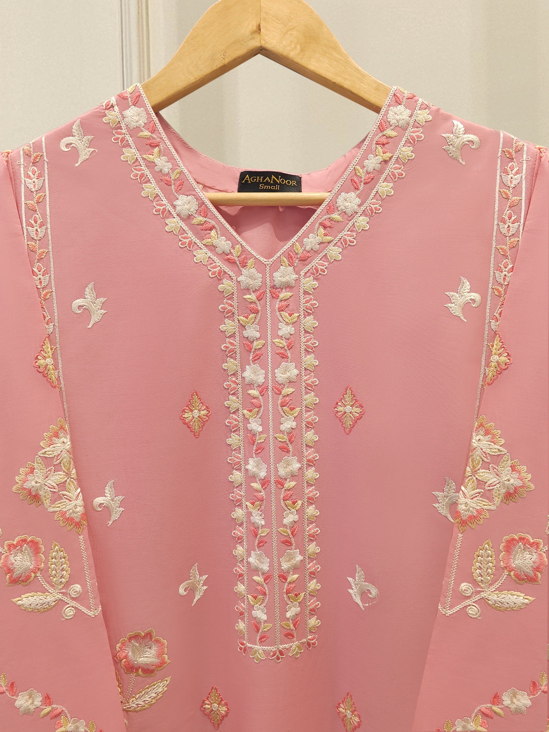 2 Piece - Embroidered Cambric Suit S112445