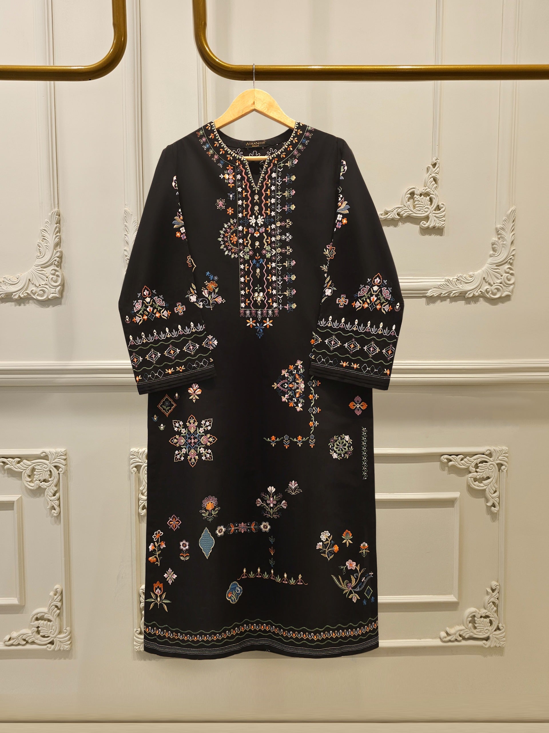 2 Piece - Embroidered Cambric Suit S112805