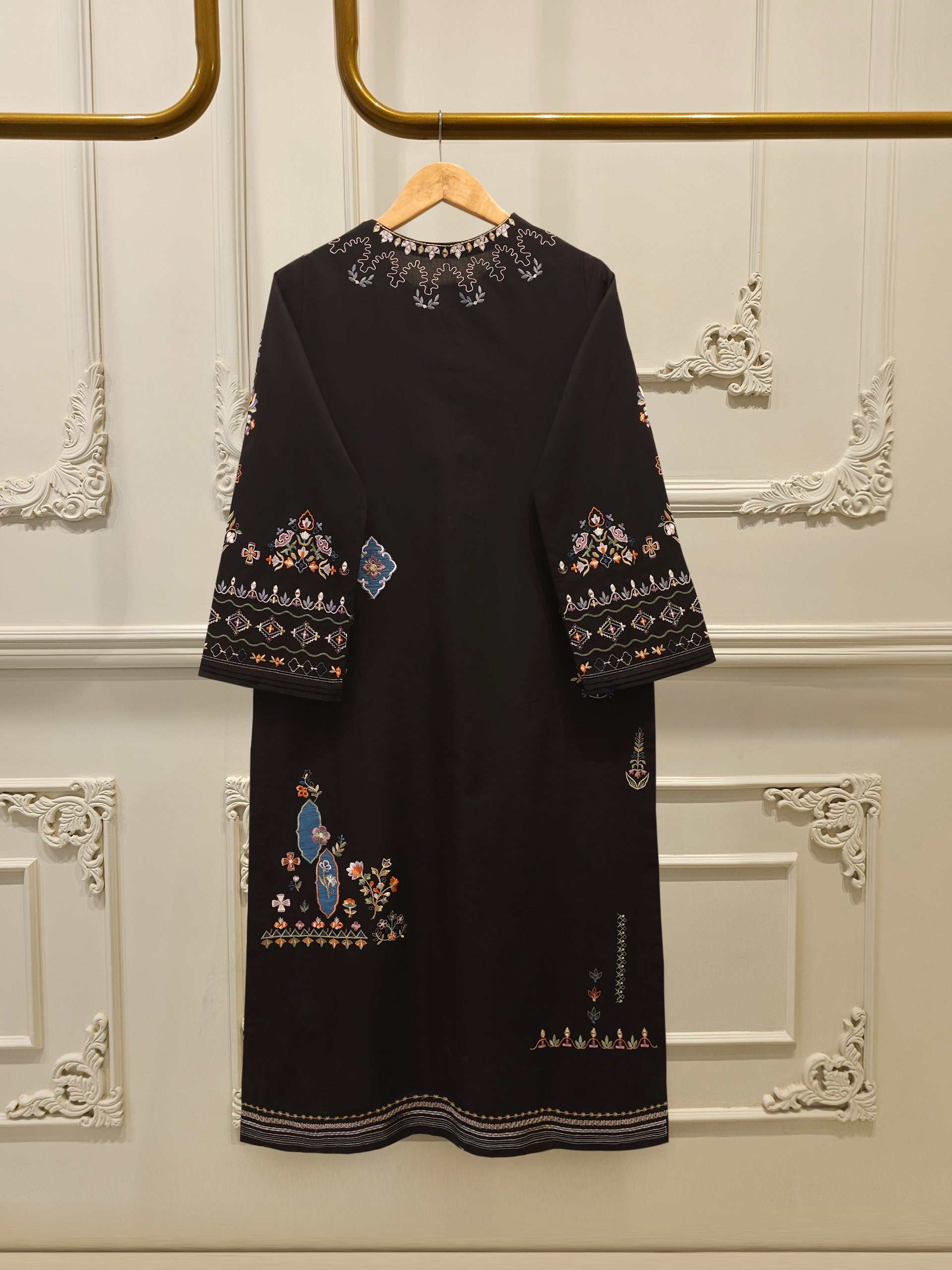 2 Piece - Embroidered Cambric Suit S112805