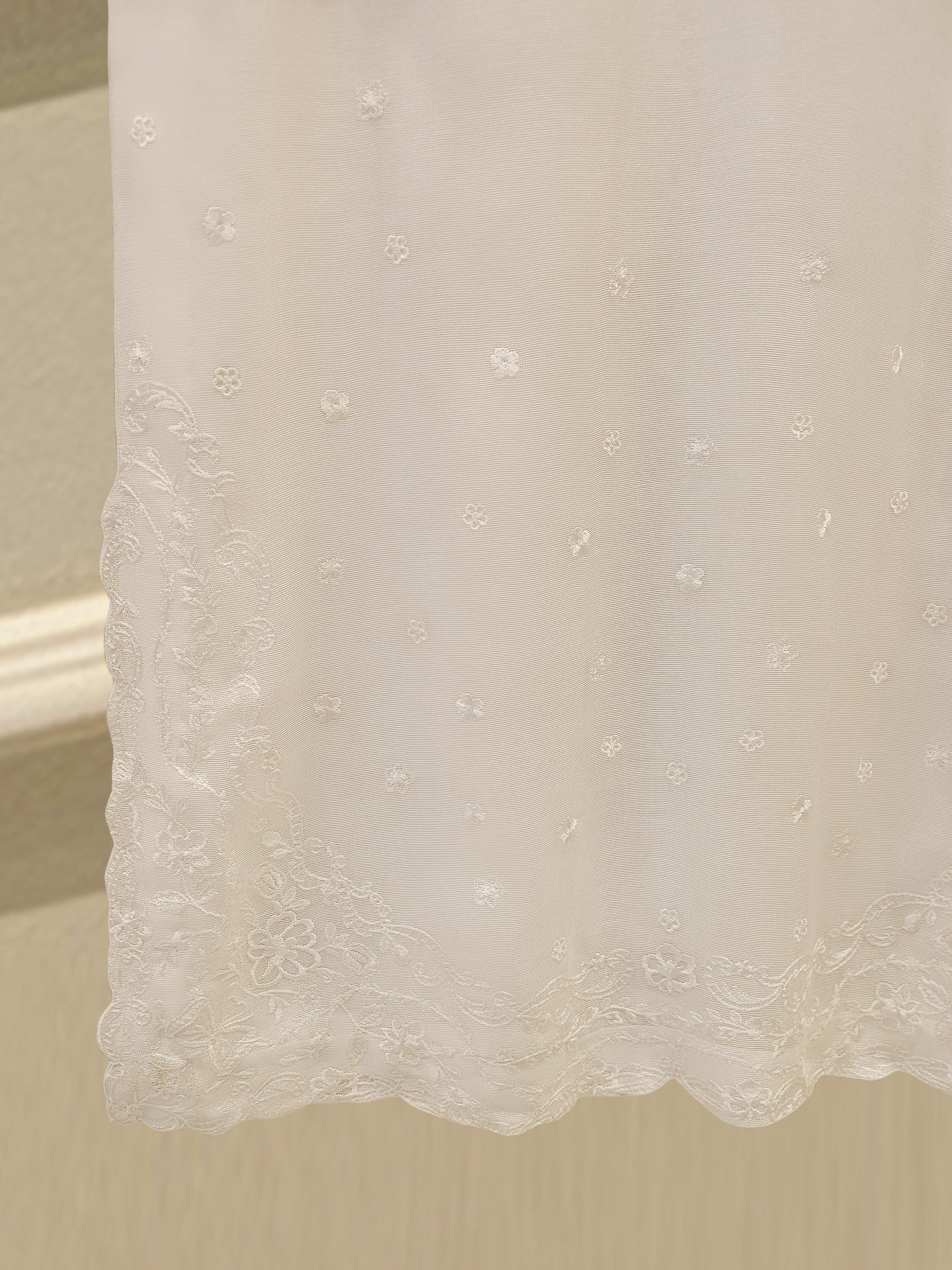 3 Piece - Pure Embroidered Cotton Net Suit S112932