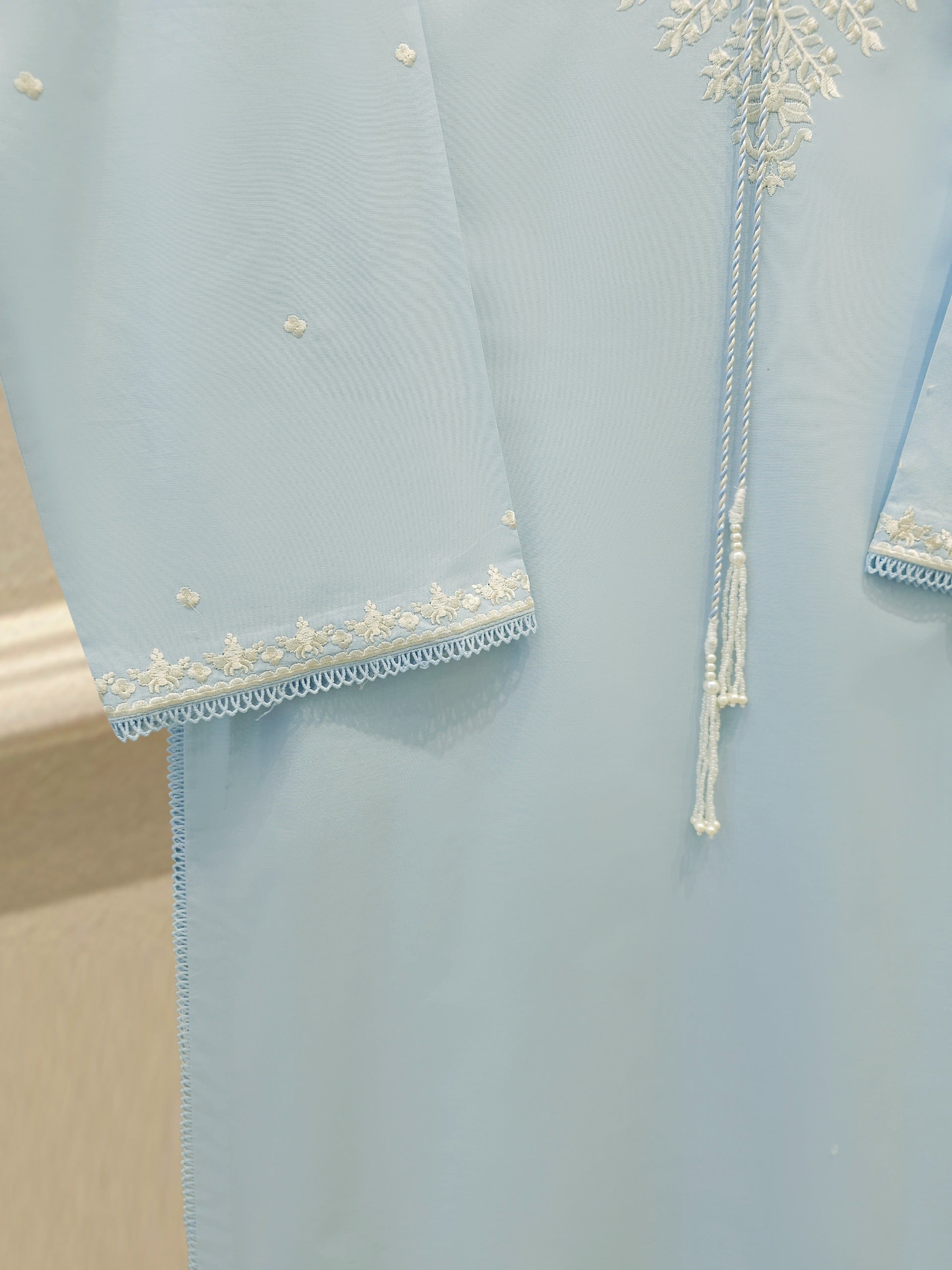 3 Piece - Embroidered Cambric Suit S113234