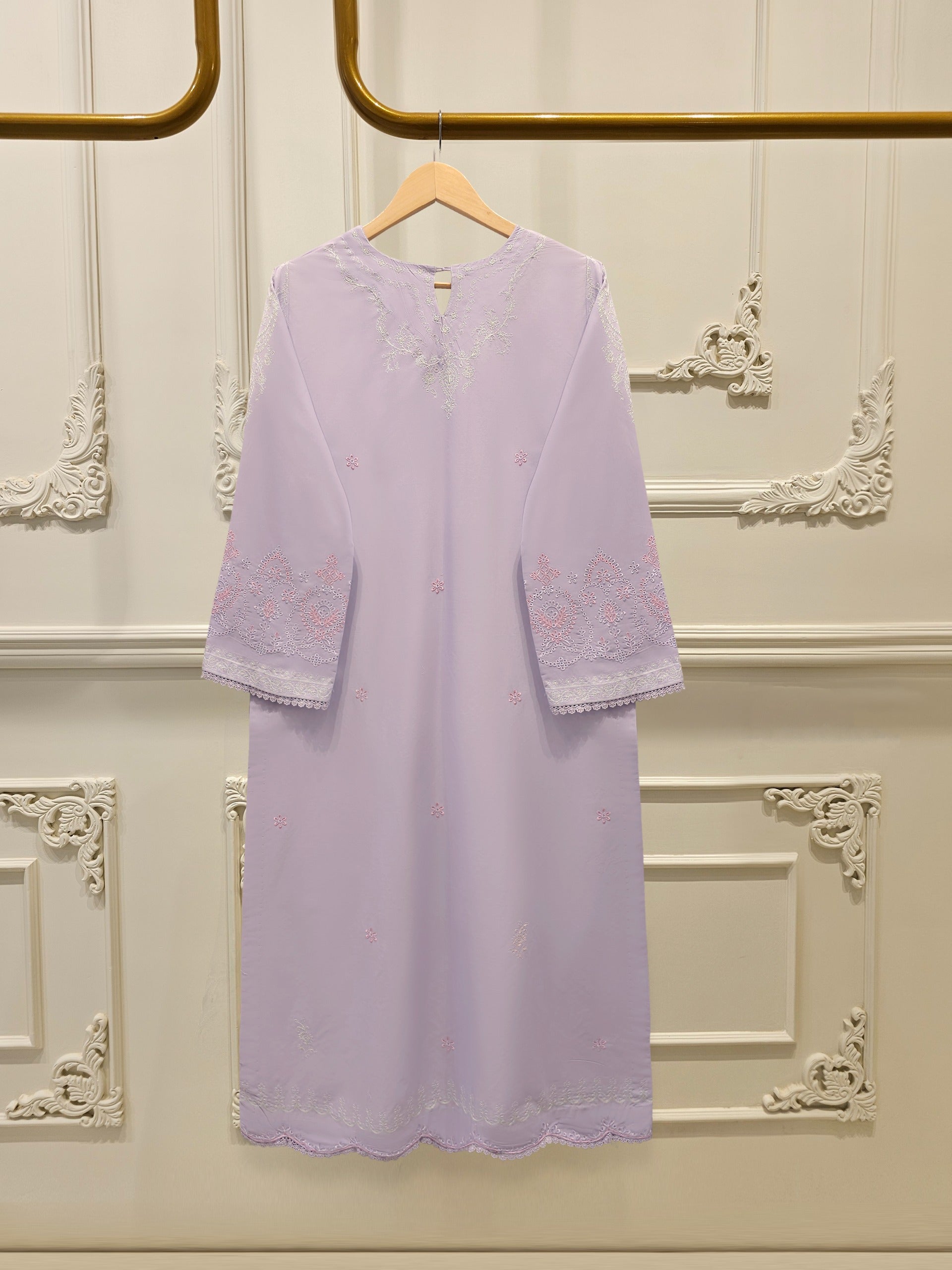 2 Piece - Embroidered Cambric Suit S113885