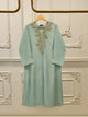 Pure Embroidered Sheesha Silk Shirt S113843