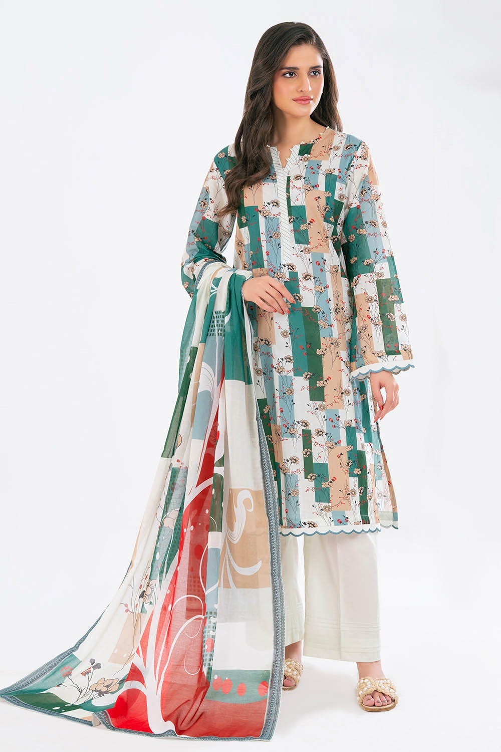 3 Piece Printed Lawn Suit