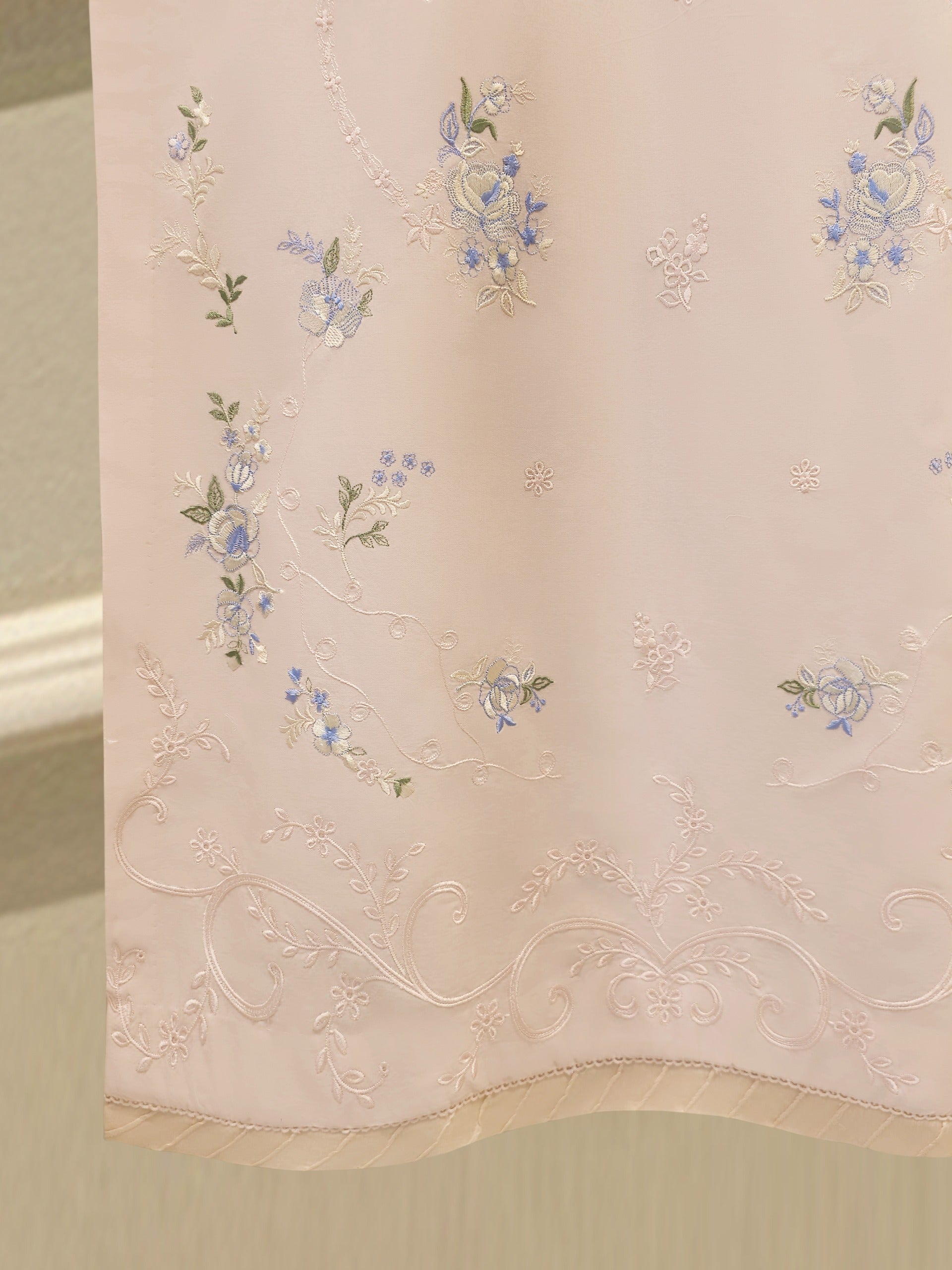 2 Piece - Embroidered Cambric Suit S114118