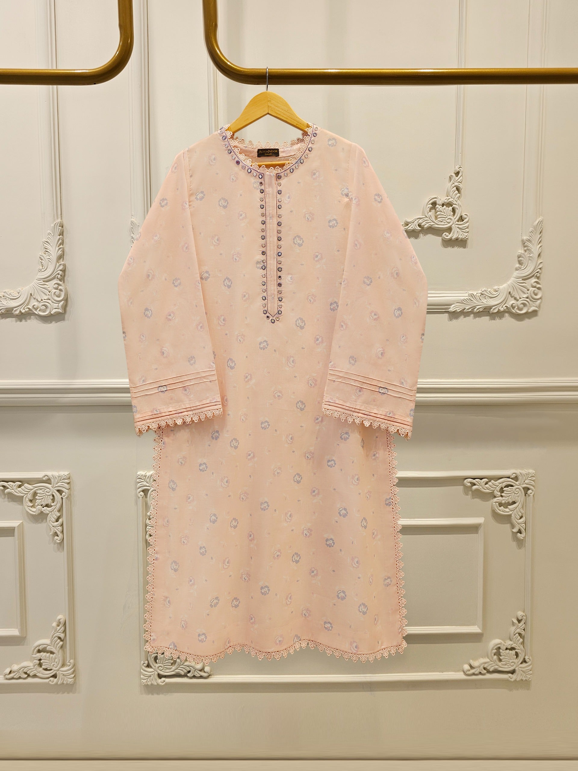 Digital Printed Cambric Shirt S114141