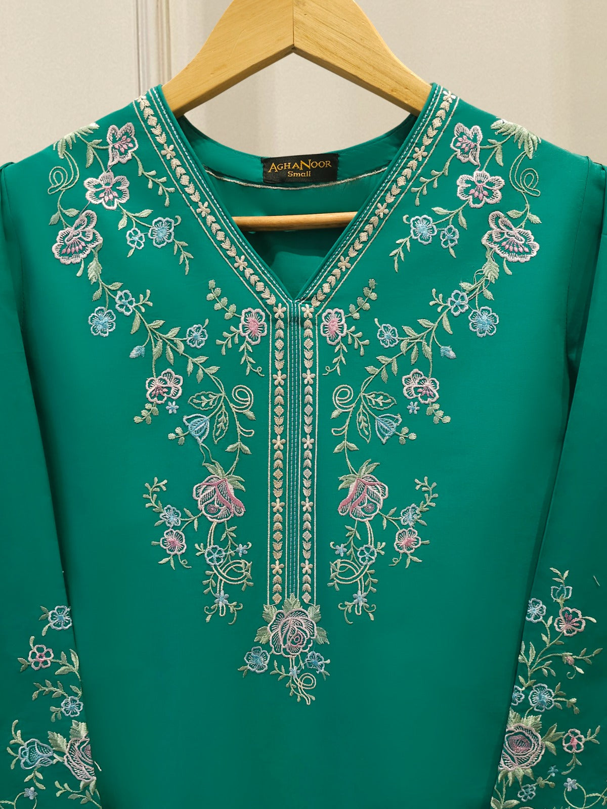 2 Piece - Embroidered Cambric Suit S114181