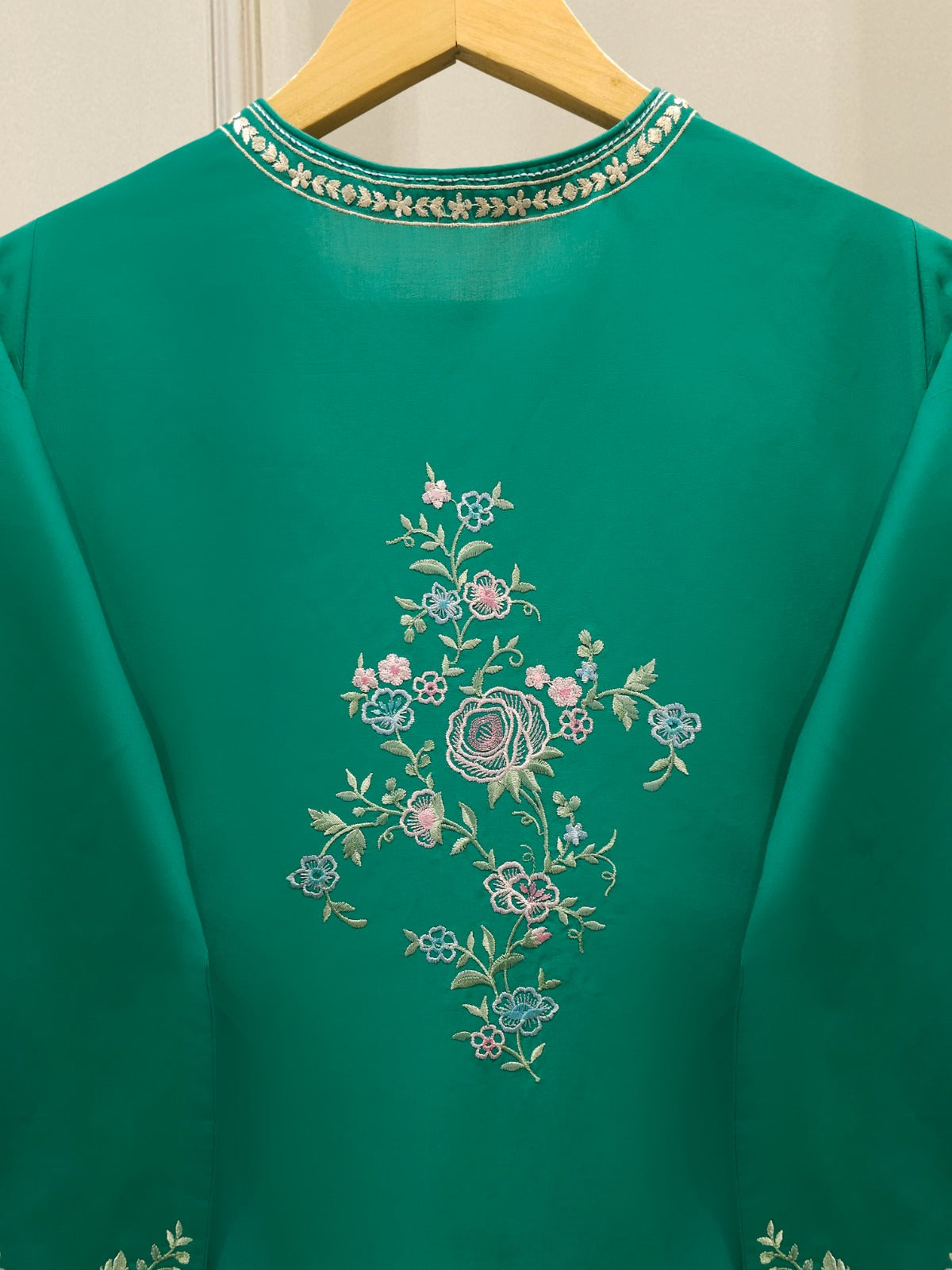 2 Piece - Embroidered Cambric Suit S114181