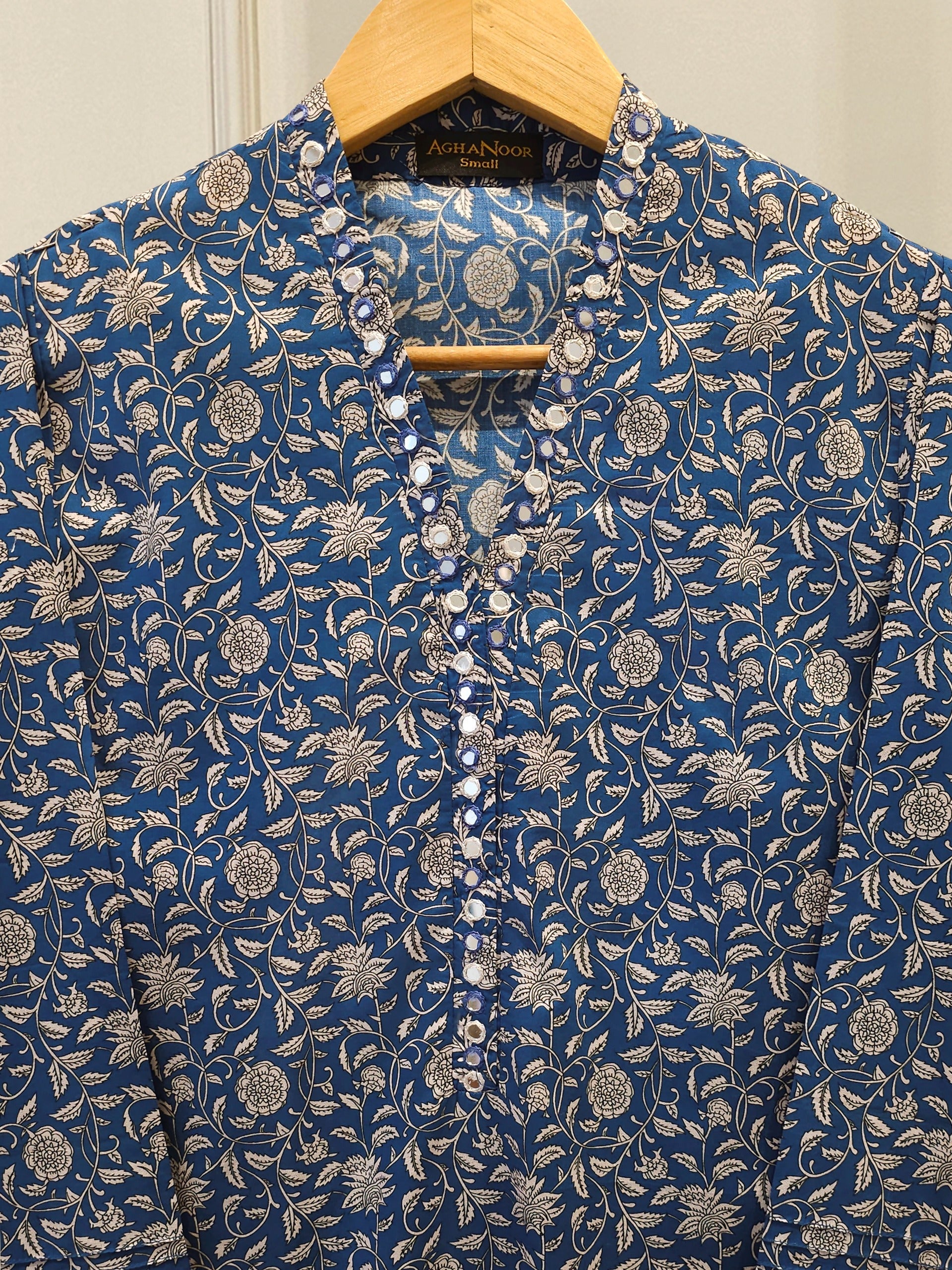 Digital Printed Cambric Shirt S114245