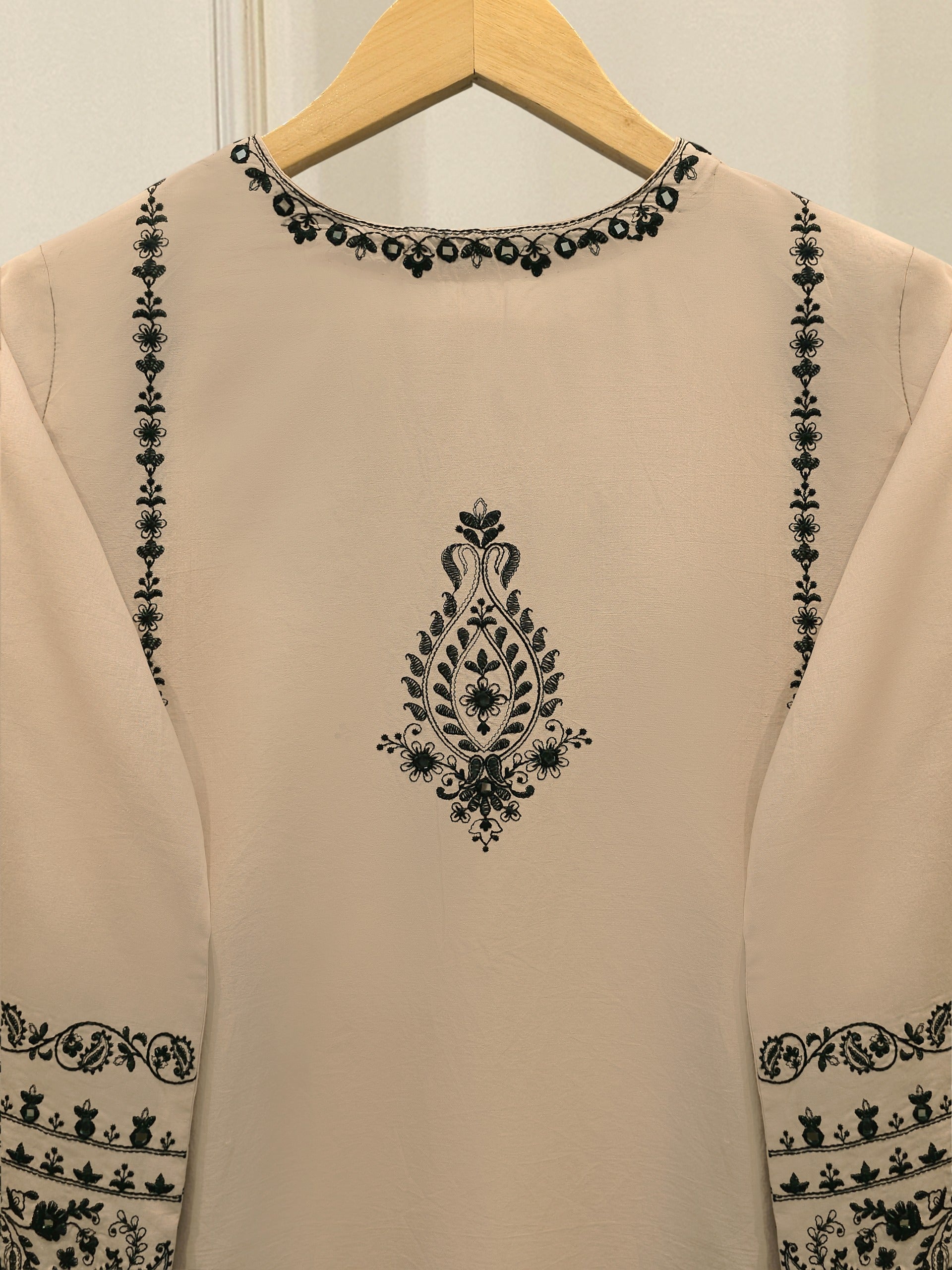 2 Piece - Embroidered Cambric Suit S114550
