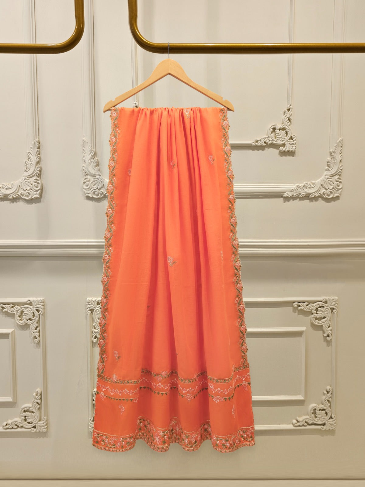 3 Piece - Embroidered Cambric Suit S114602