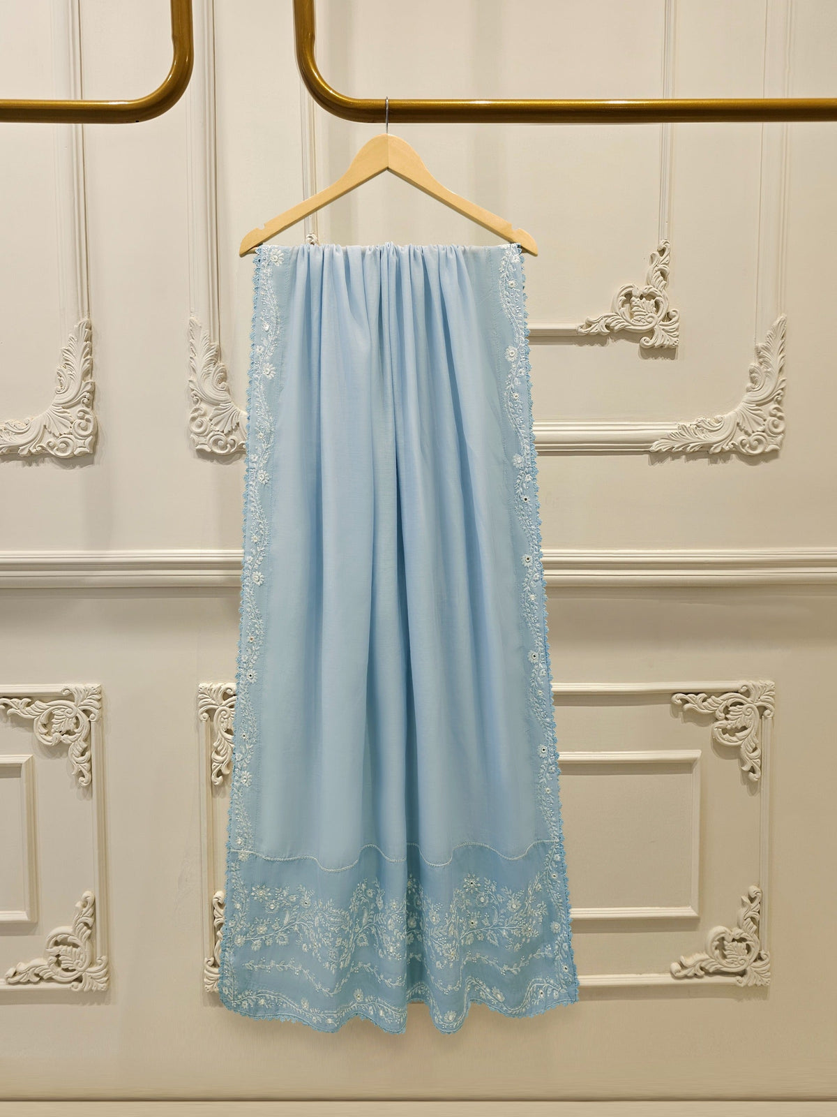 2 Piece - Embroidered Cambric Suit S114673