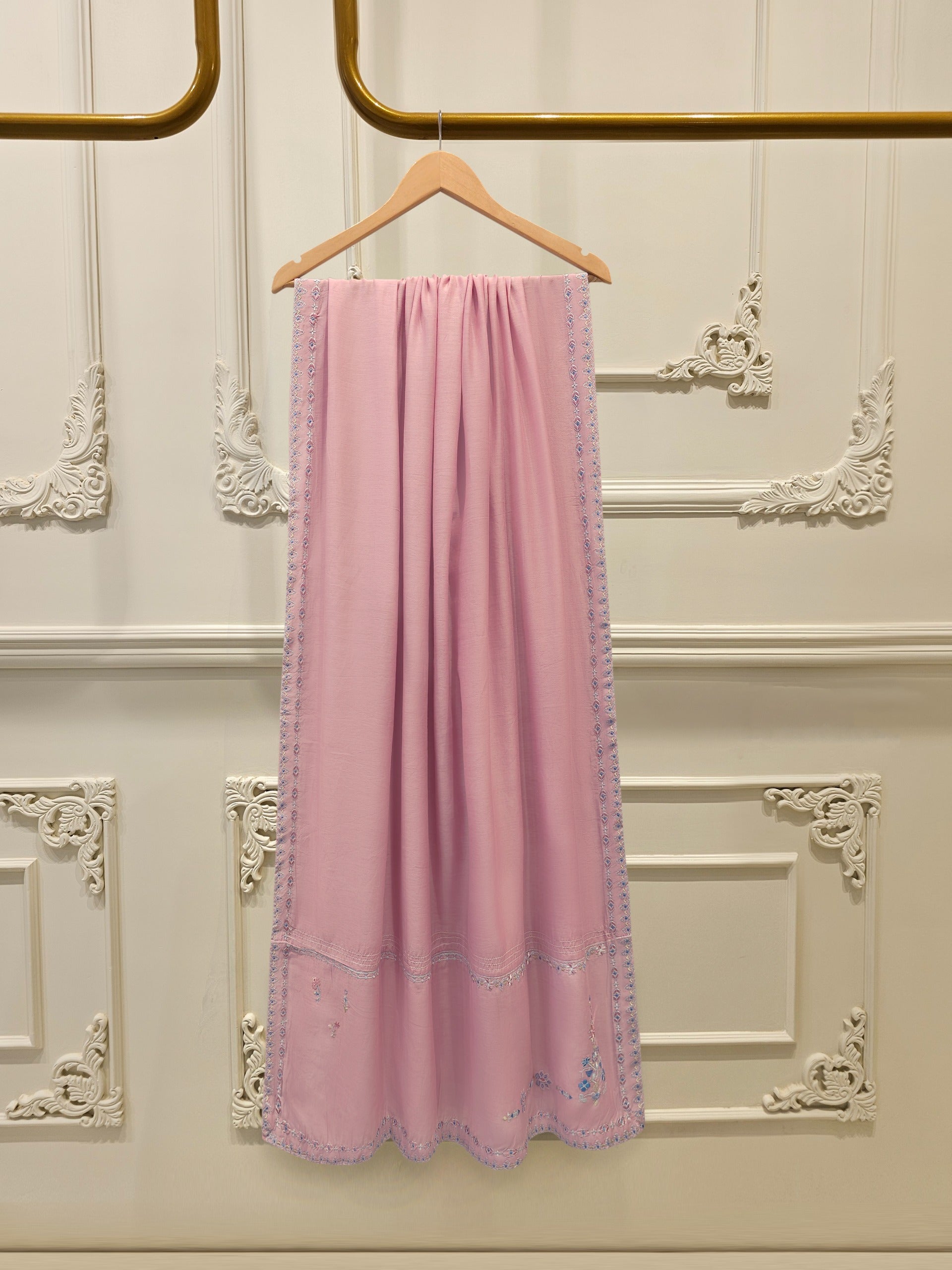2 Piece - Embroidered Cambric Suit S114731