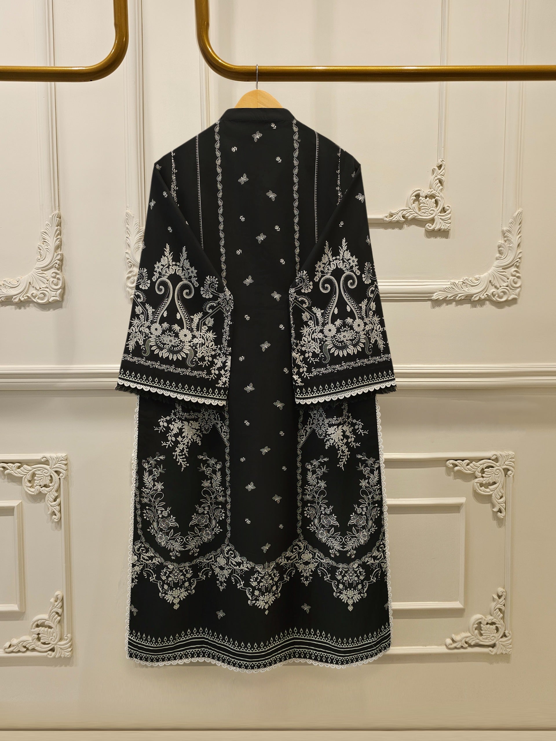 2-Piece Digital Printed Cambric Suit S114734
