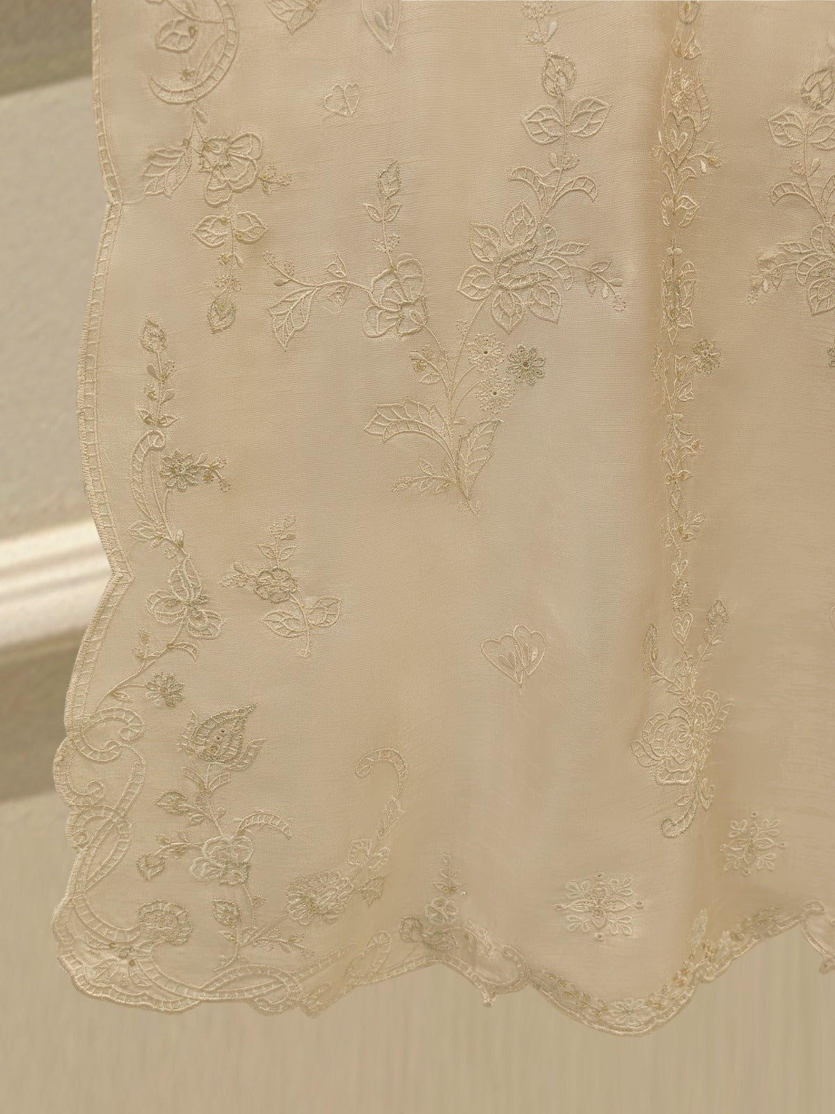 (Unstitched) 3 Piece - Pure Korean Silk Suit S114768