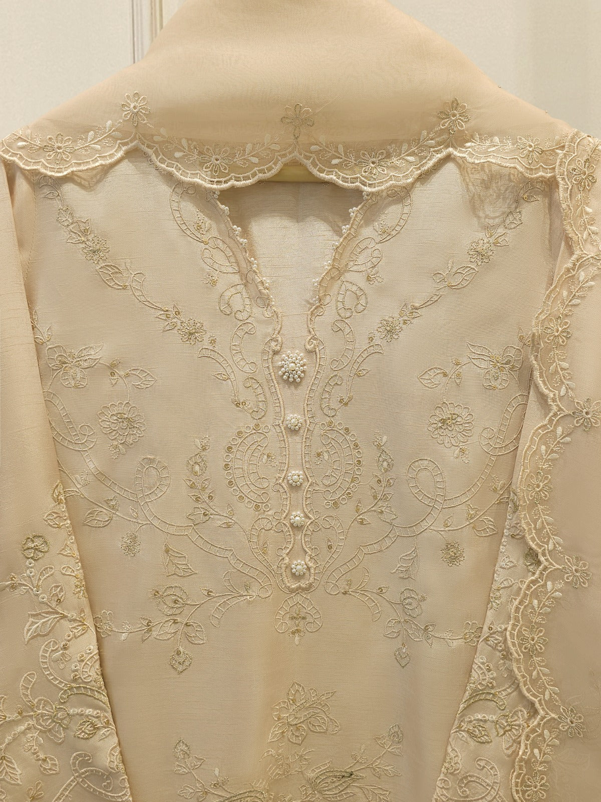 (Unstitched) 3 Piece - Pure Korean Silk Suit S114768