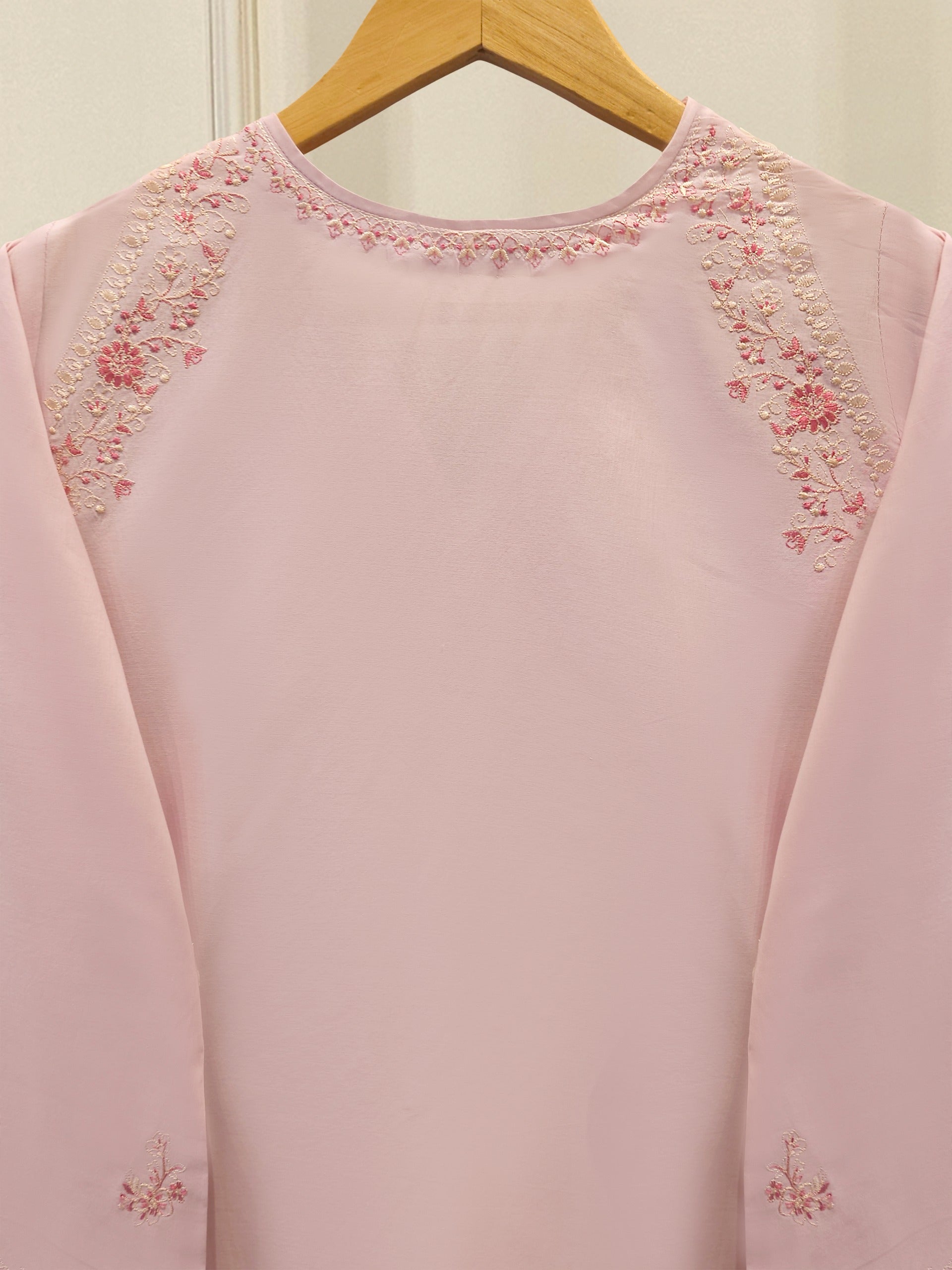 2 Piece - Embroidered Cambric Suit S114774