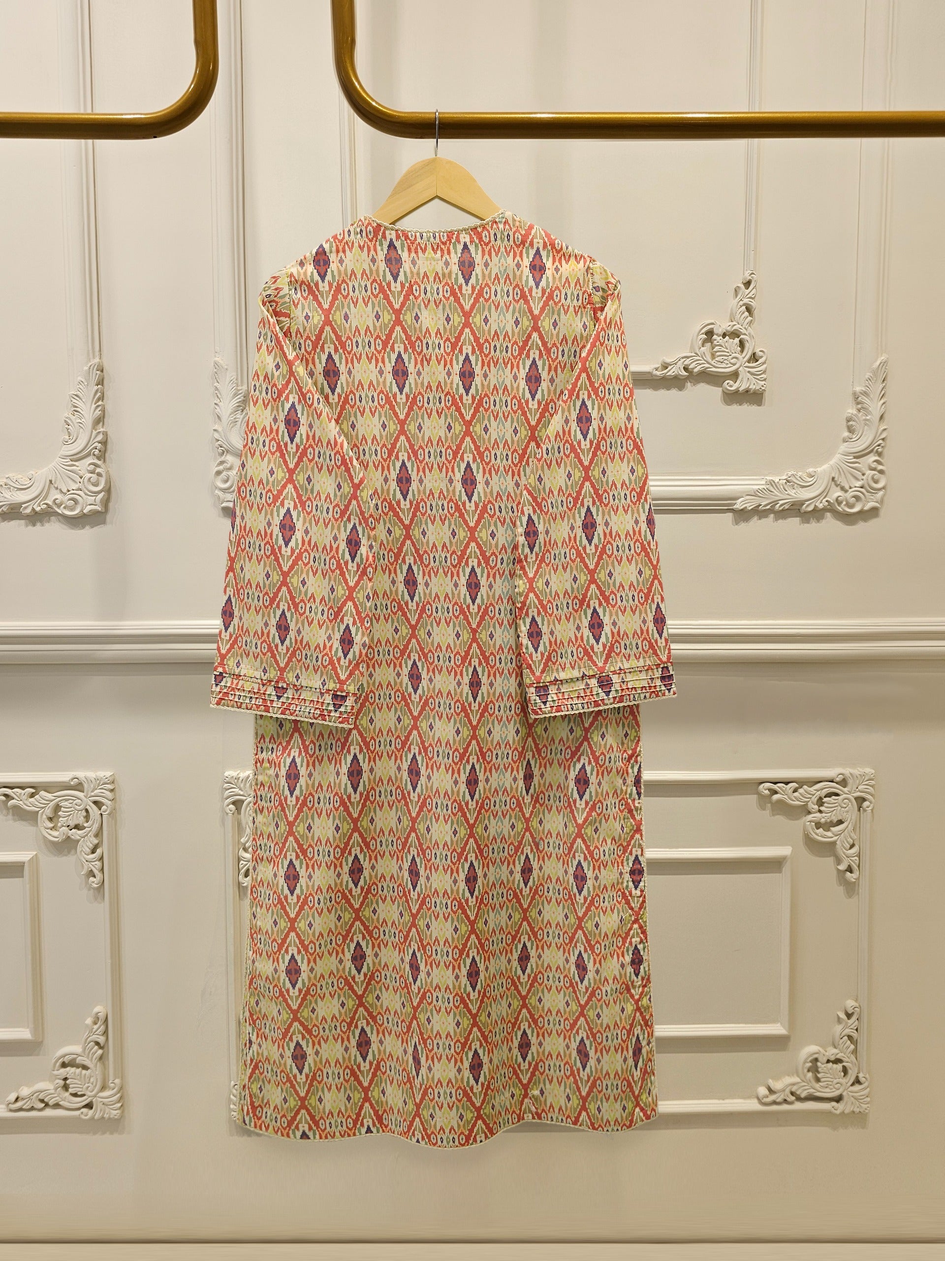 2-Piece Digital Printed Cambric Suit S114798