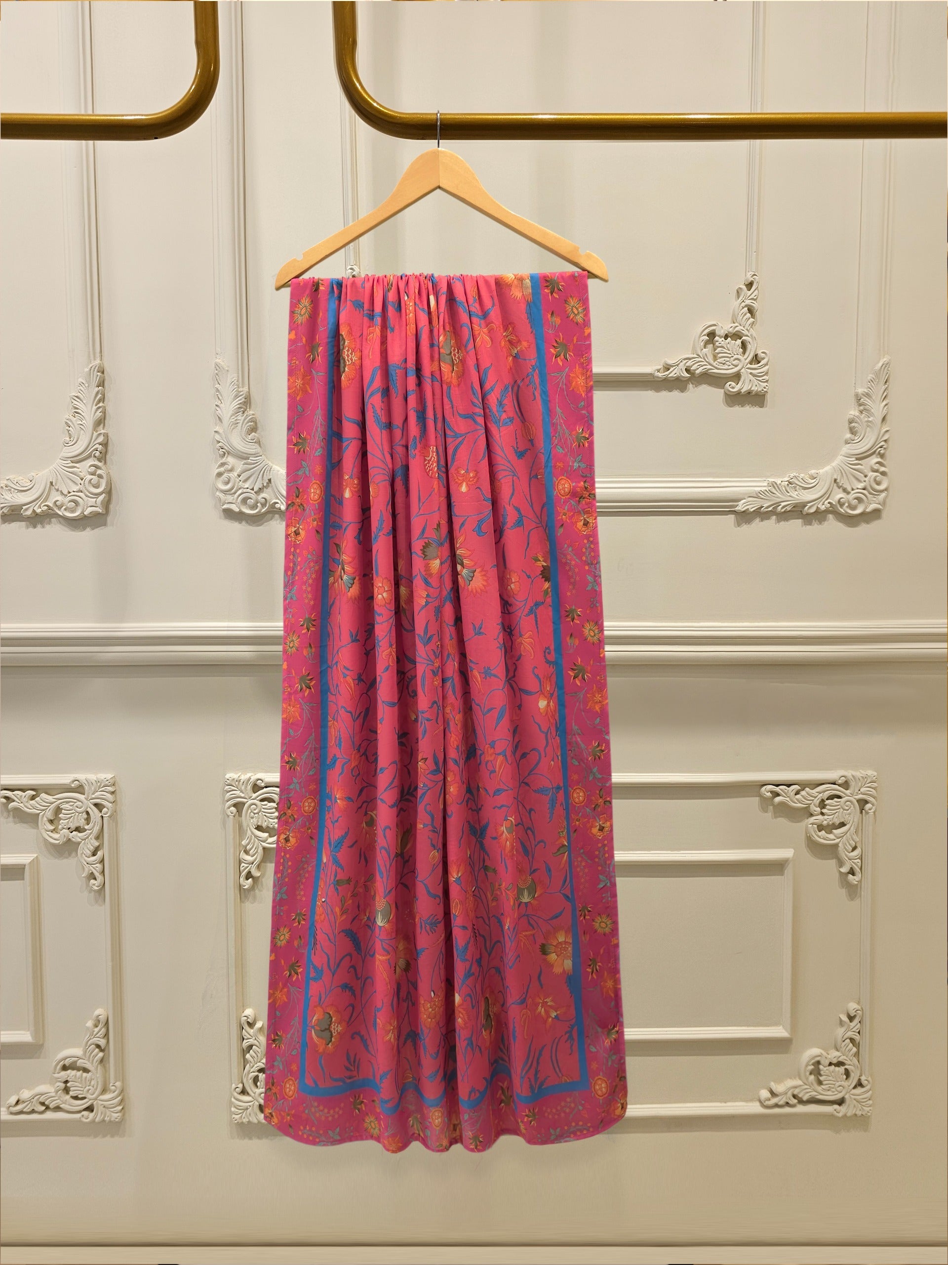 Elegant Printed Cambric Dupatta D000261