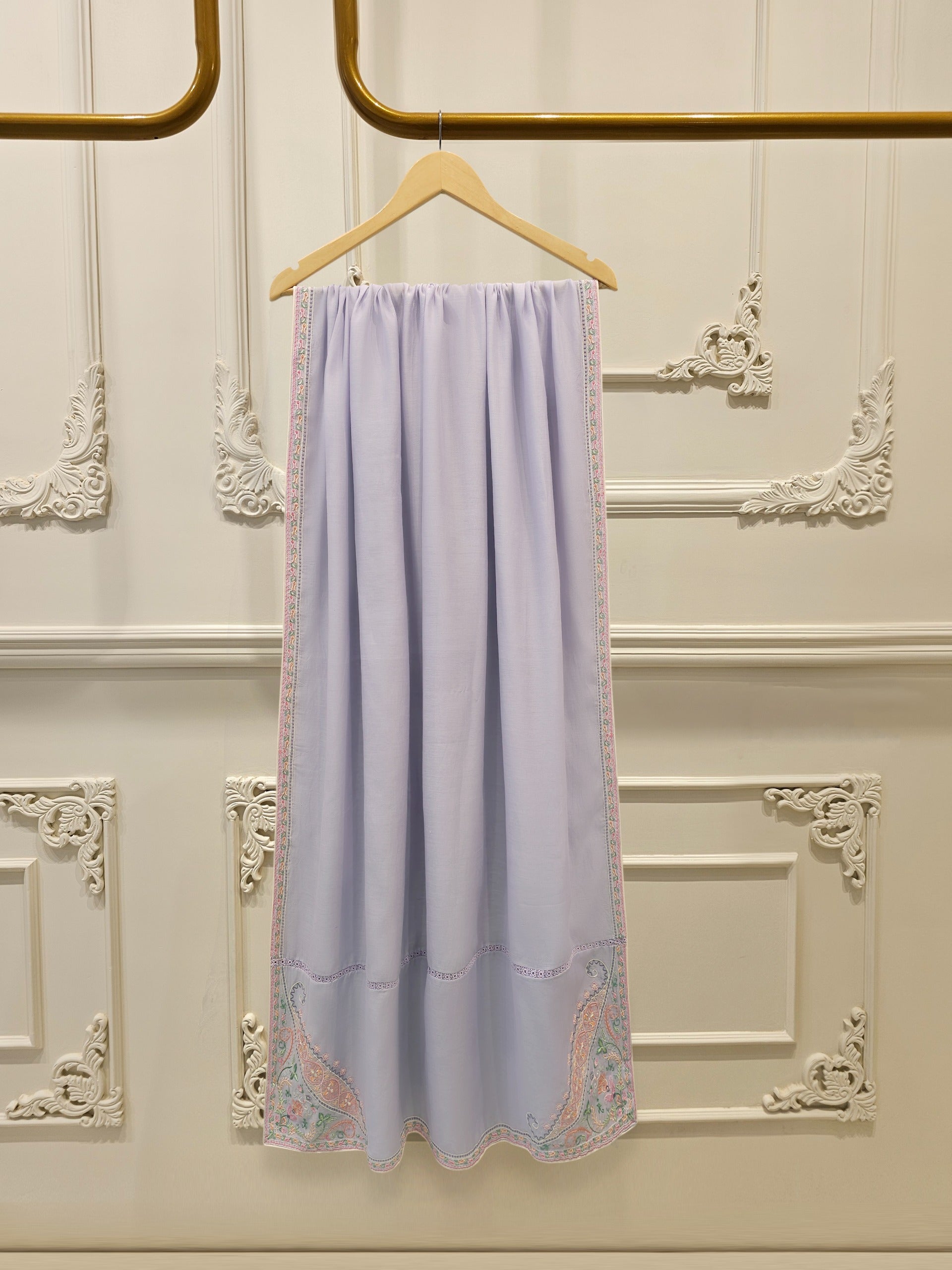 2 Piece - Embroidered Cambric Suit WS00342