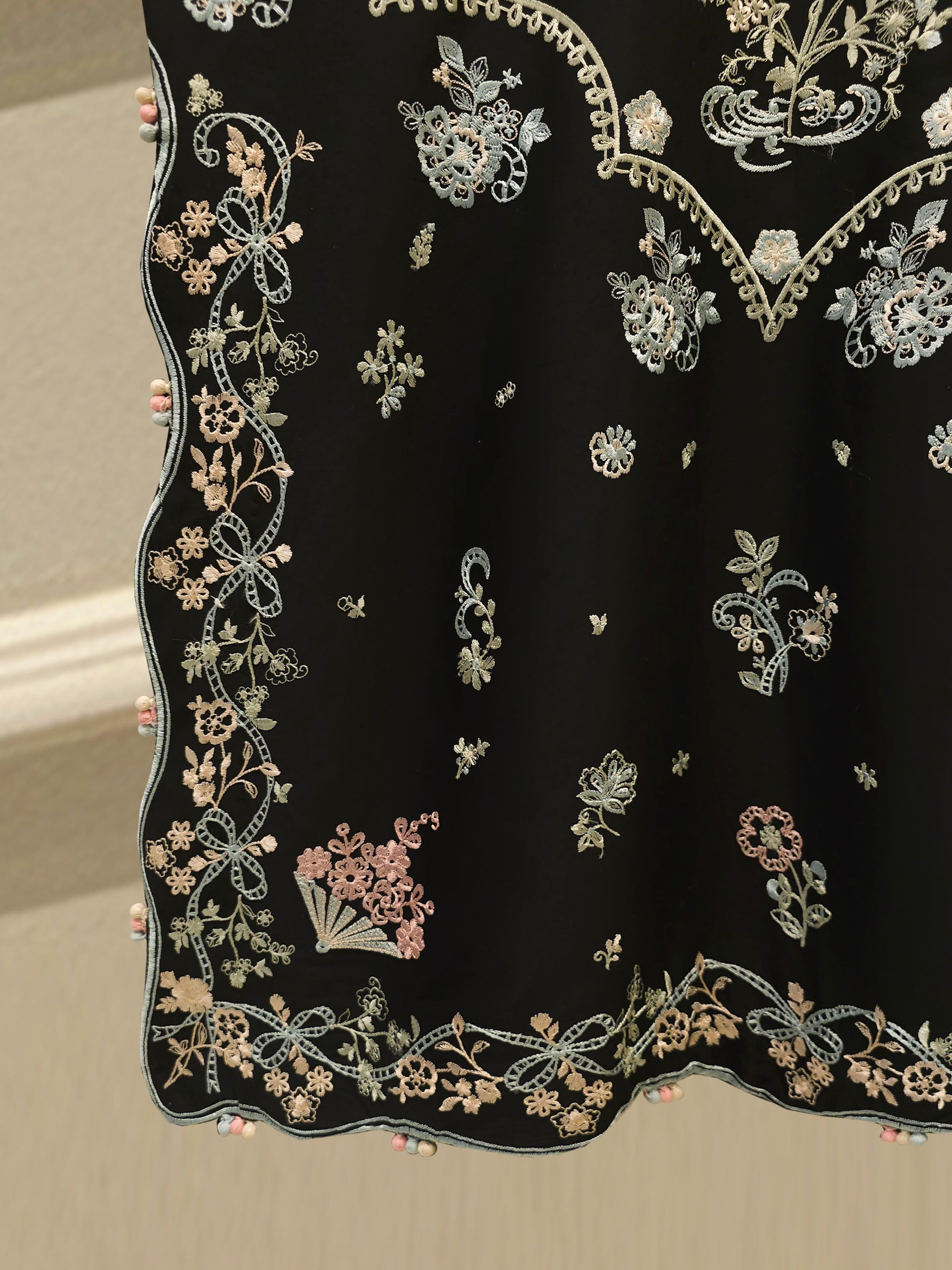 2 Piece - Embroidered Cambric Suit S114869