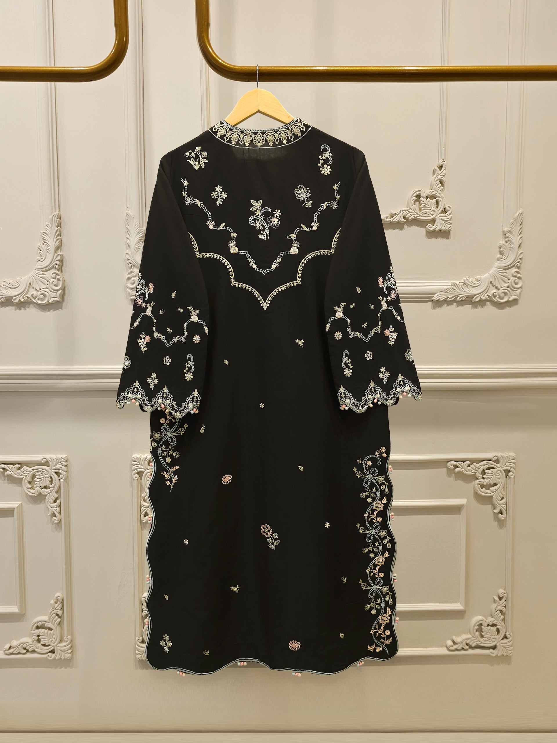 2 Piece - Embroidered Cambric Suit S114869