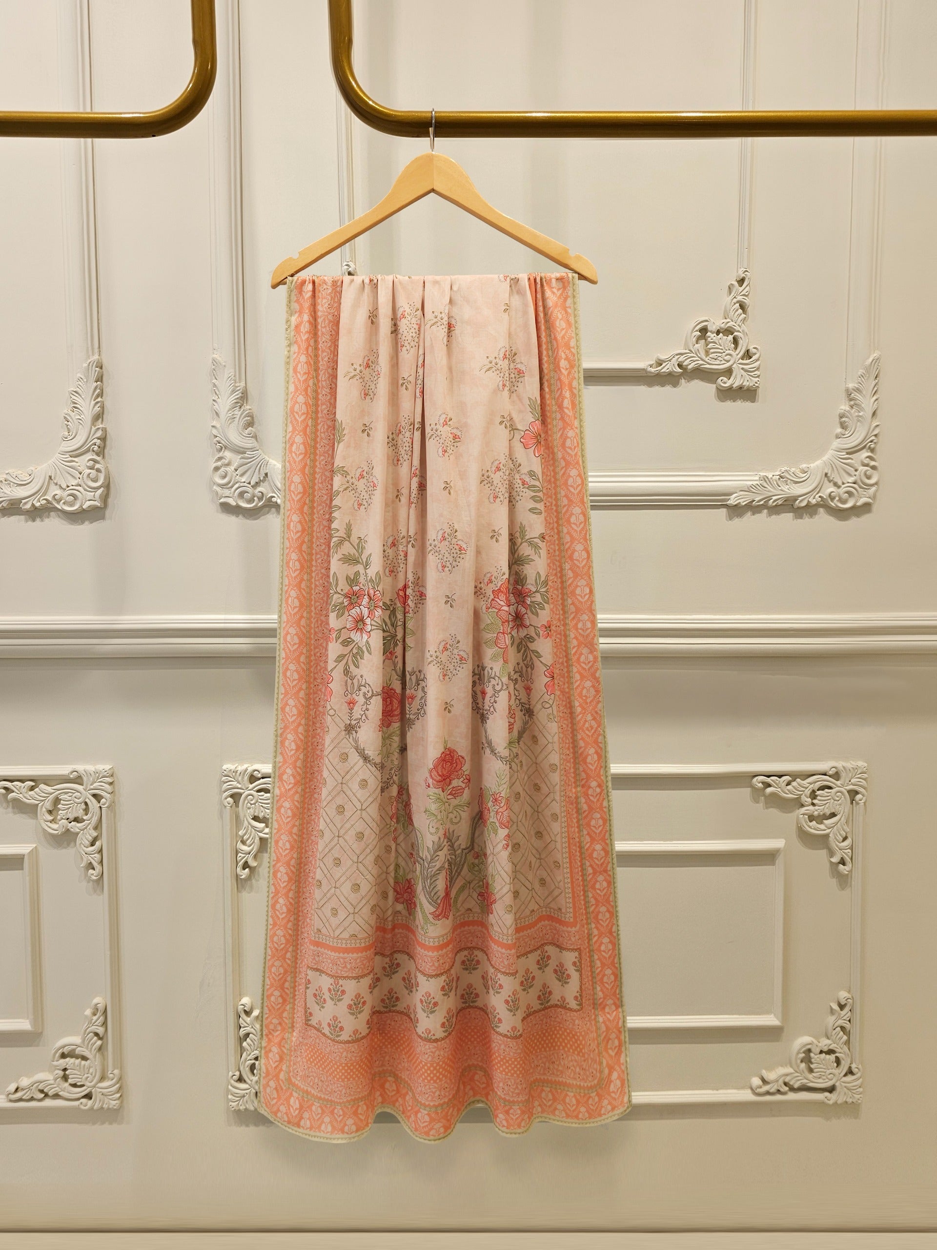 Elegant Printed Cambric Dupatta D125069